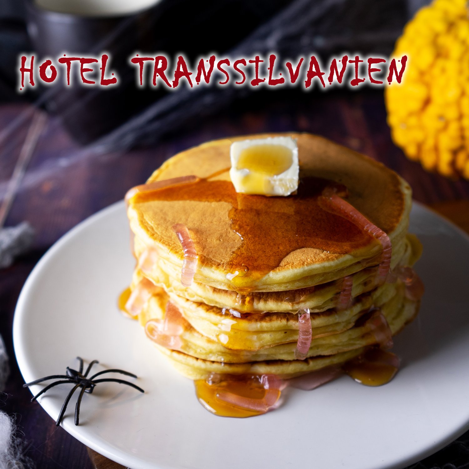Würmer Pancakes aus dem Film Hotel Transsilvanien
