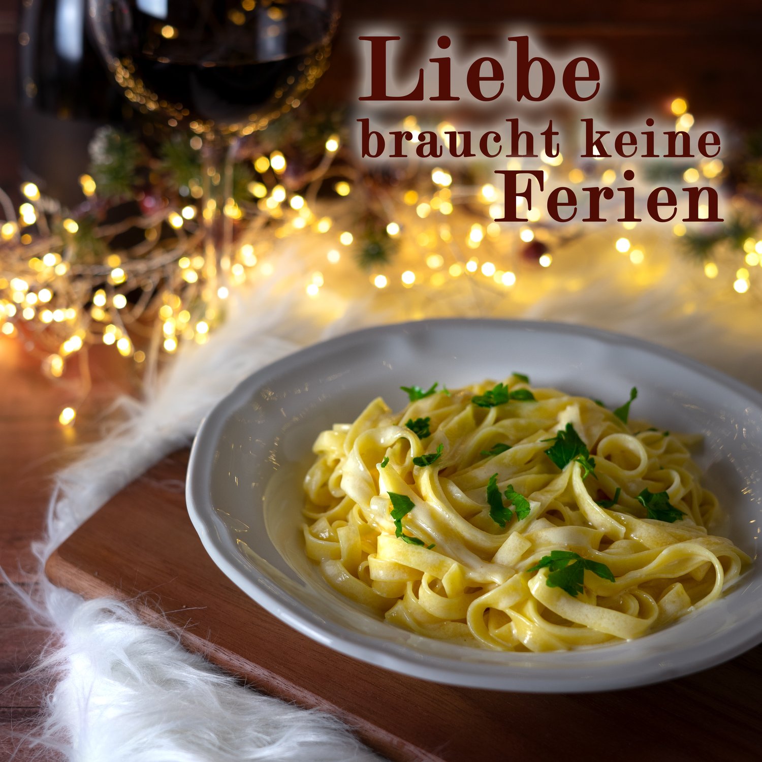 Fettuccine Alfredo aus dem Film "Liebe braucht keine Ferien"