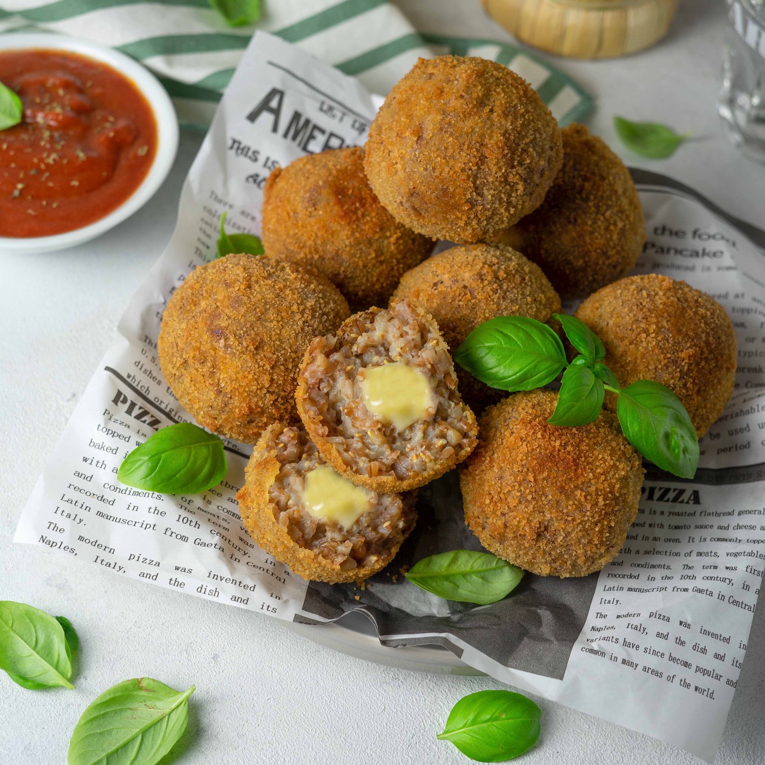 Waldstauden Roggen Arancini
