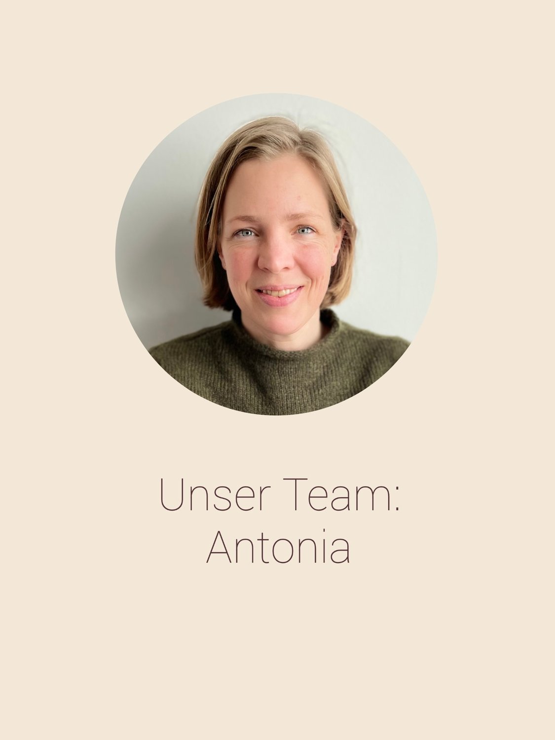 Unser Team: Antonia