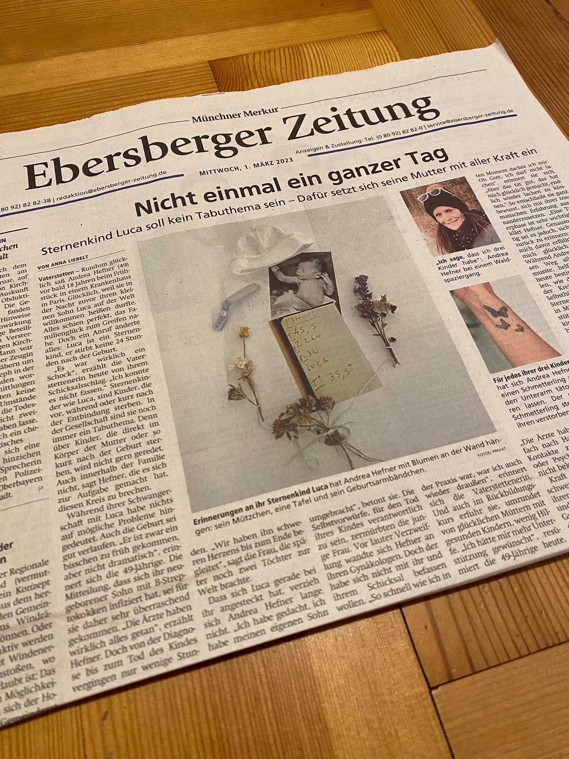 Mammutmarsch für Sternenkind Luca