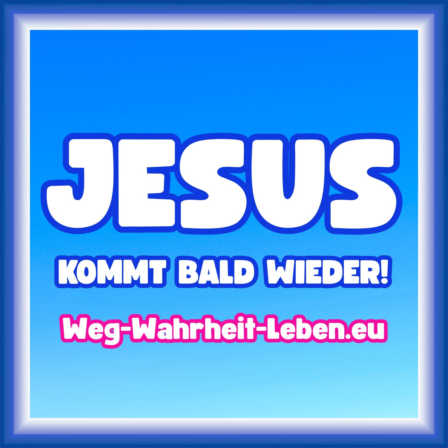 Komm zu JESUS, bevor JESUS kommt!