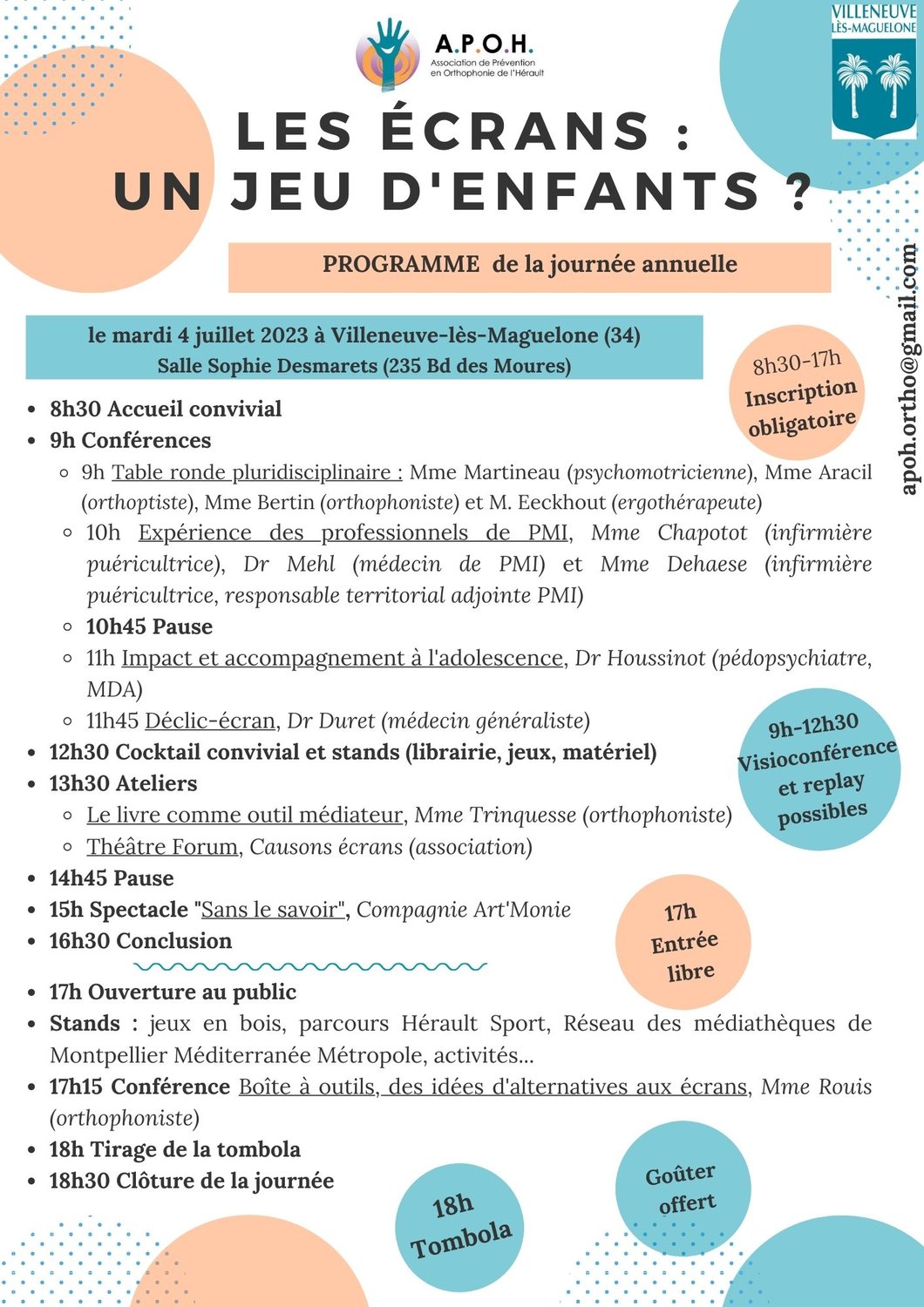 Journée Annuelle de l'APOH 2023