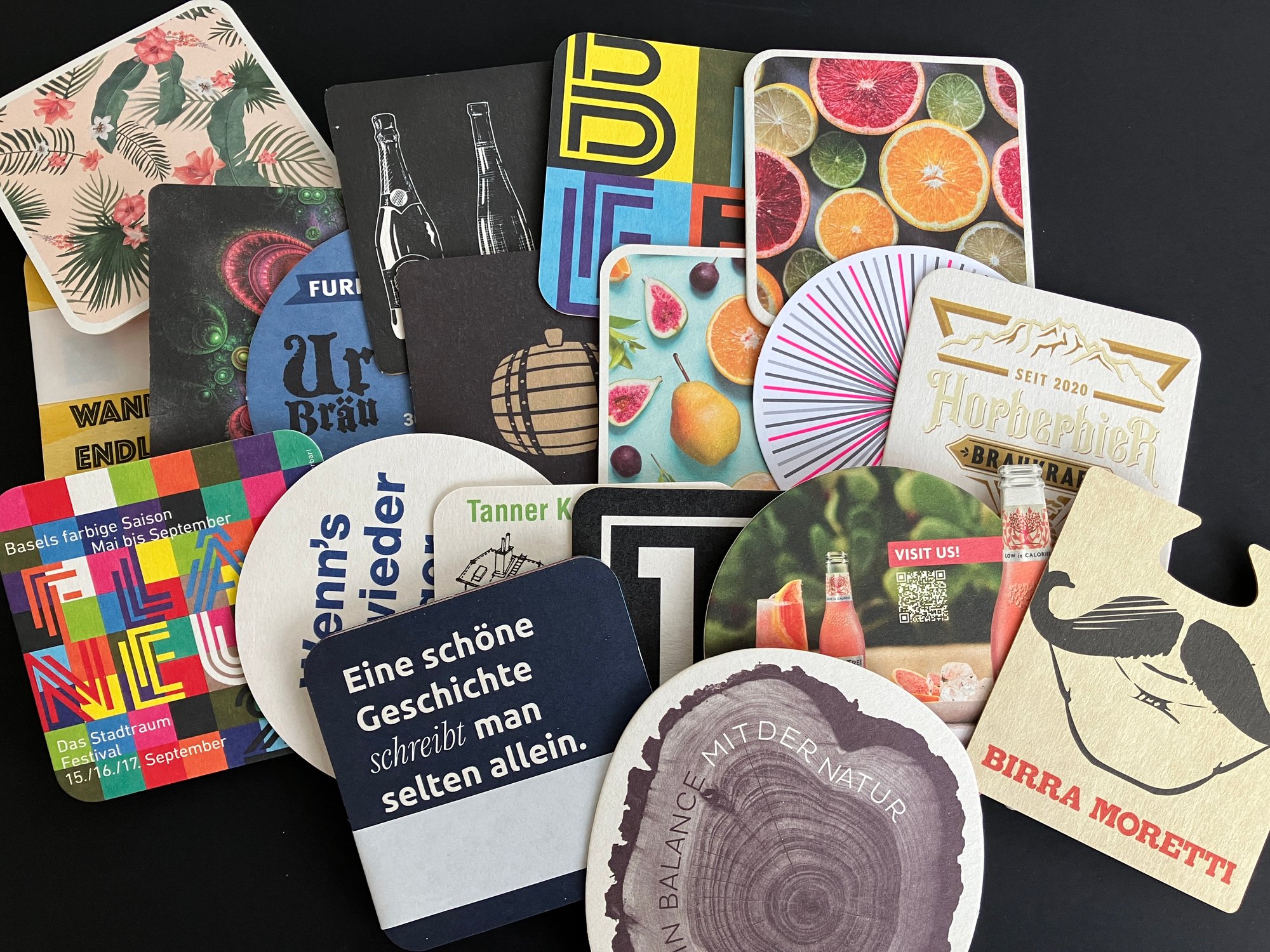 Bierdeckel - auch Sonderformen