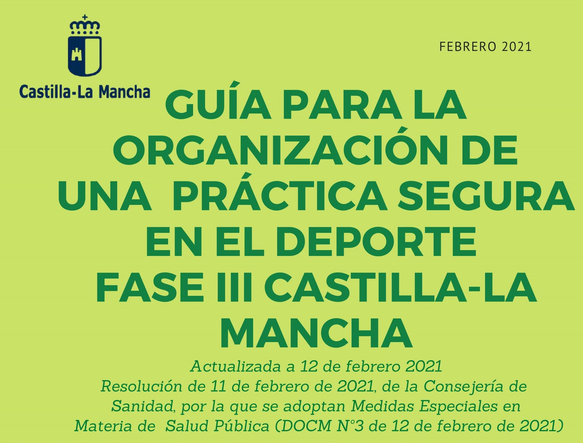 Pautas para la realización de actividad física y deporte