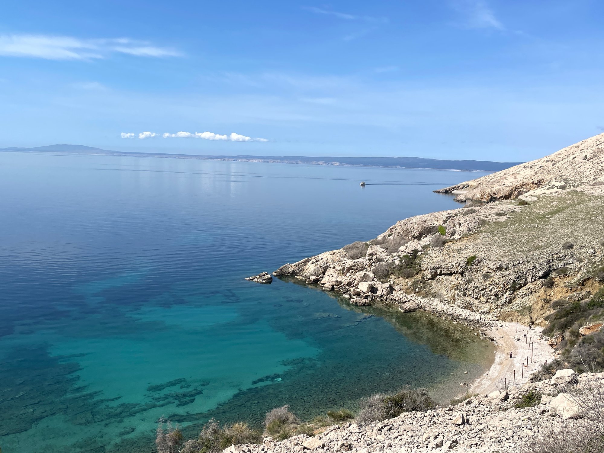 Tag 7, Die Insel Krk, raue Schale, schöner Kern