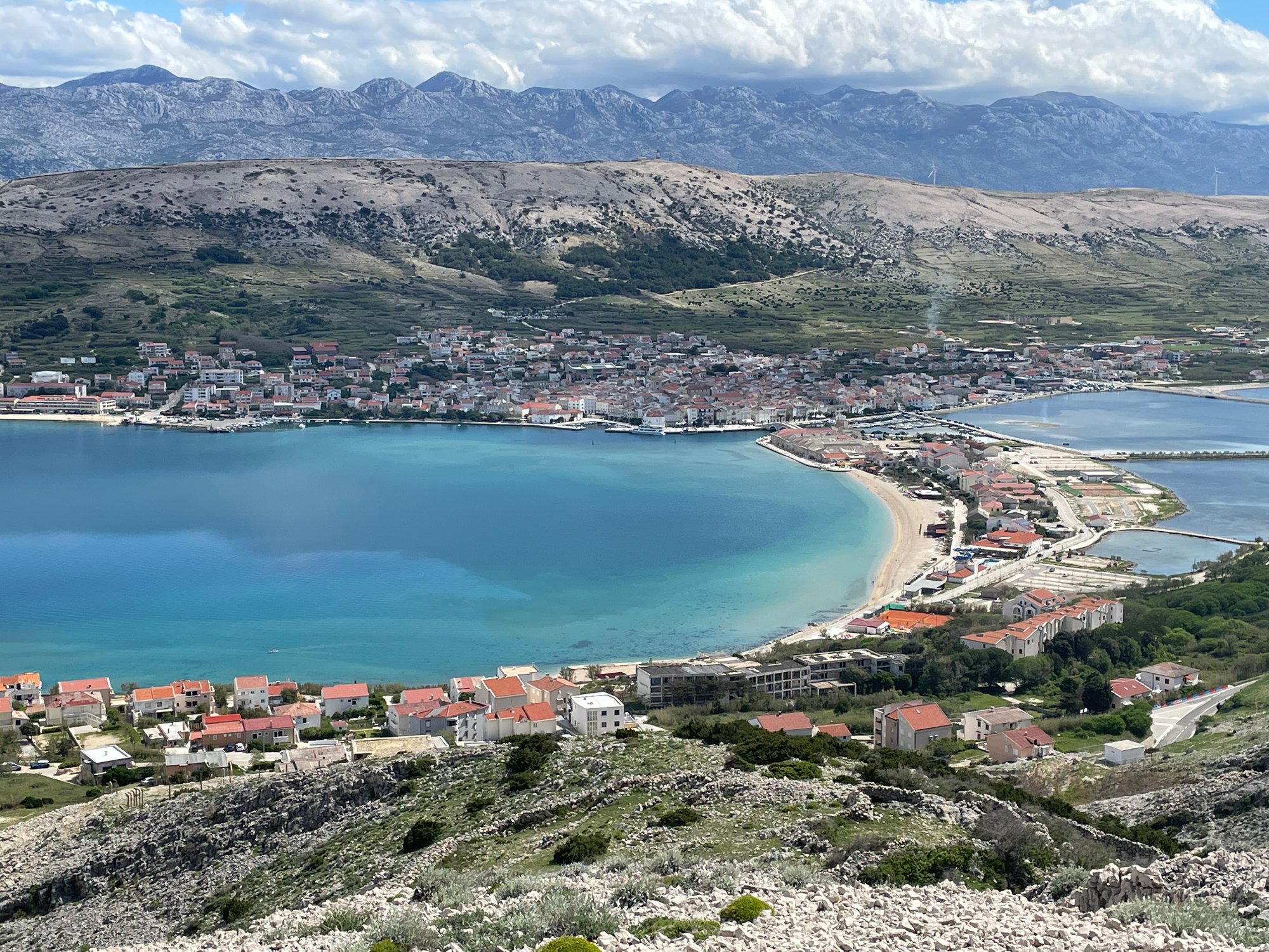 Tag 9, Über die Insel Pag nach Norddalmatien