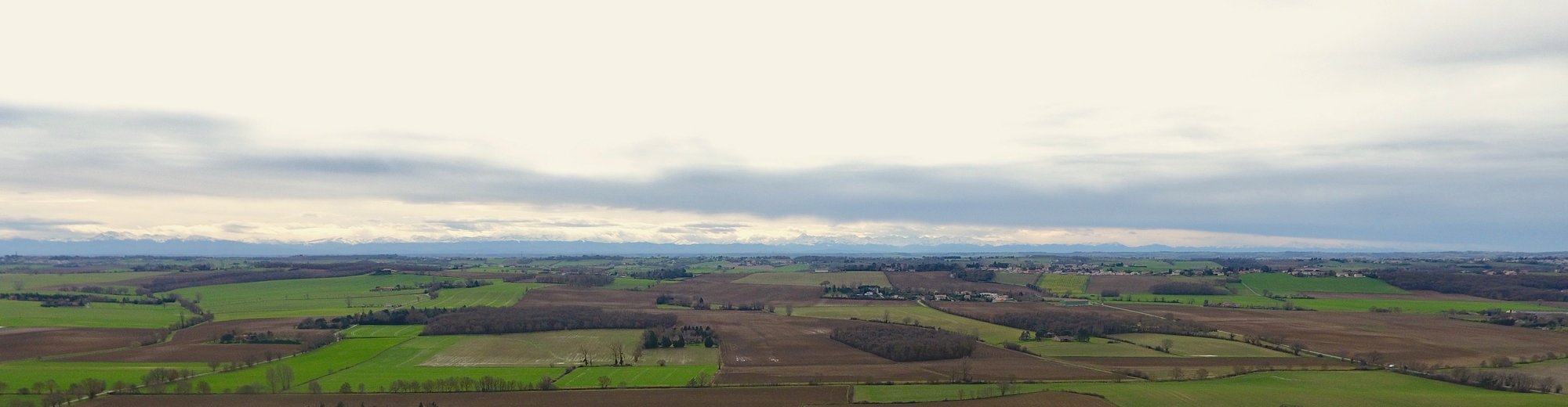 Vue sur les Pyrénées