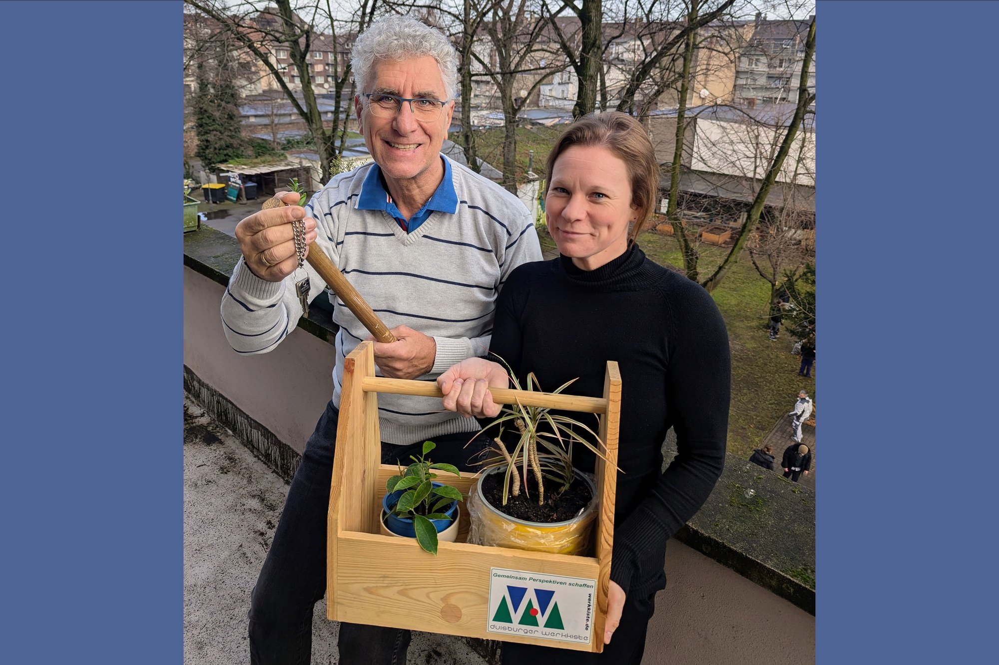 Staffelstab-Übergabe bei der Duisburger Werkkiste
