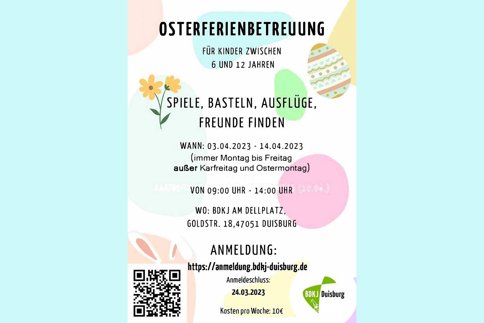 Spielen – Basteln – Freunde finden