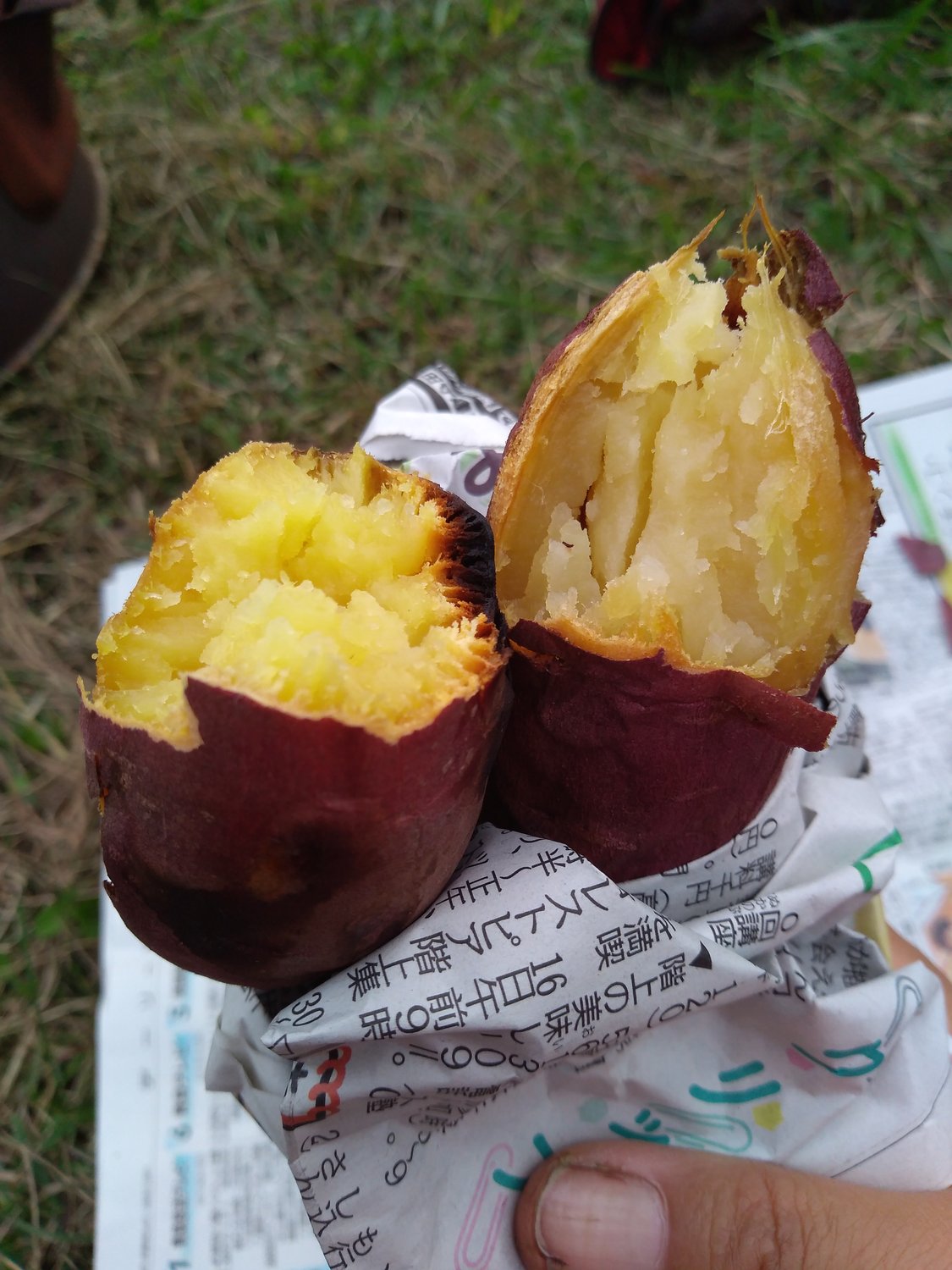 焼き芋やってます