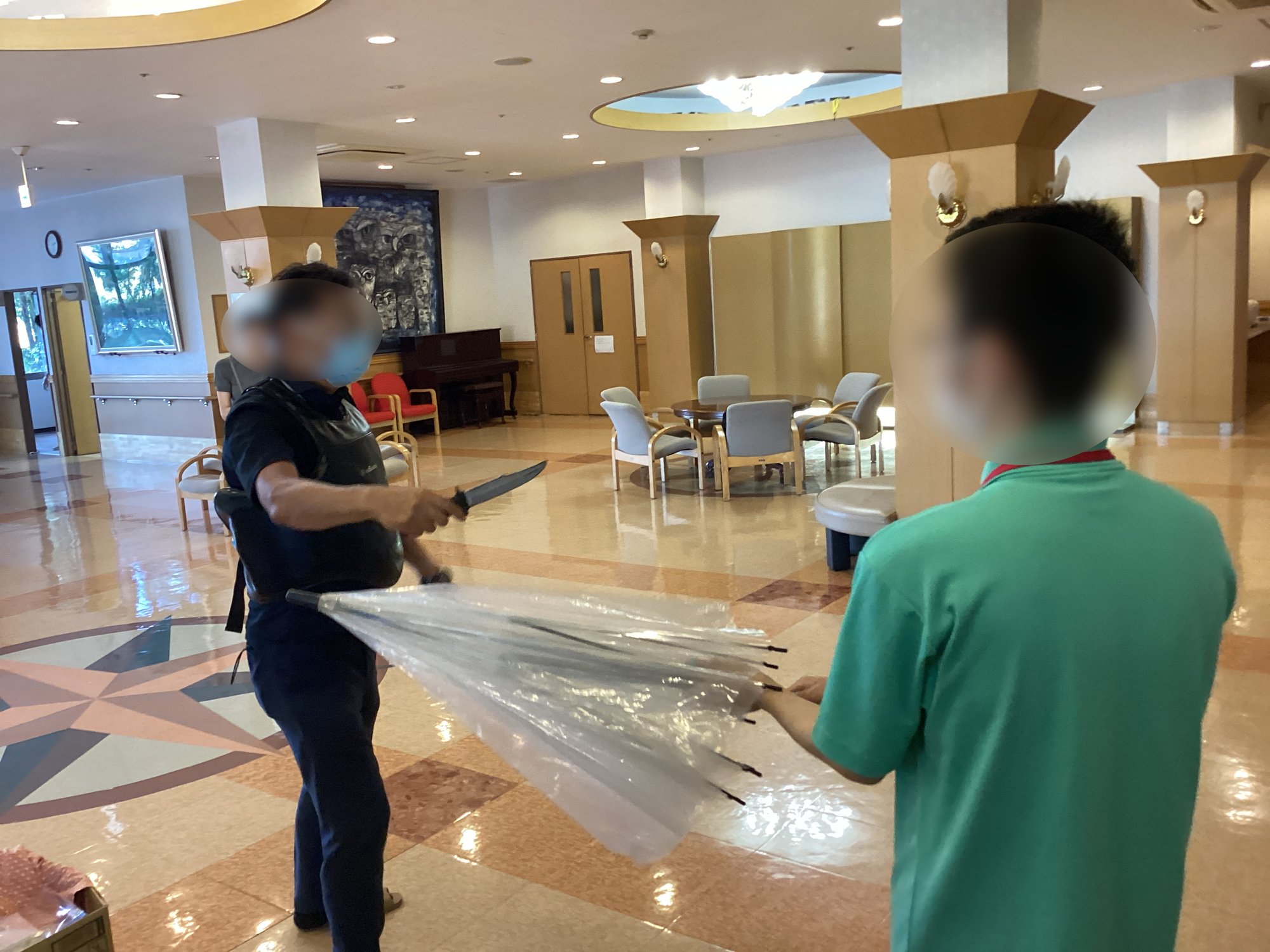 不審者対応訓練