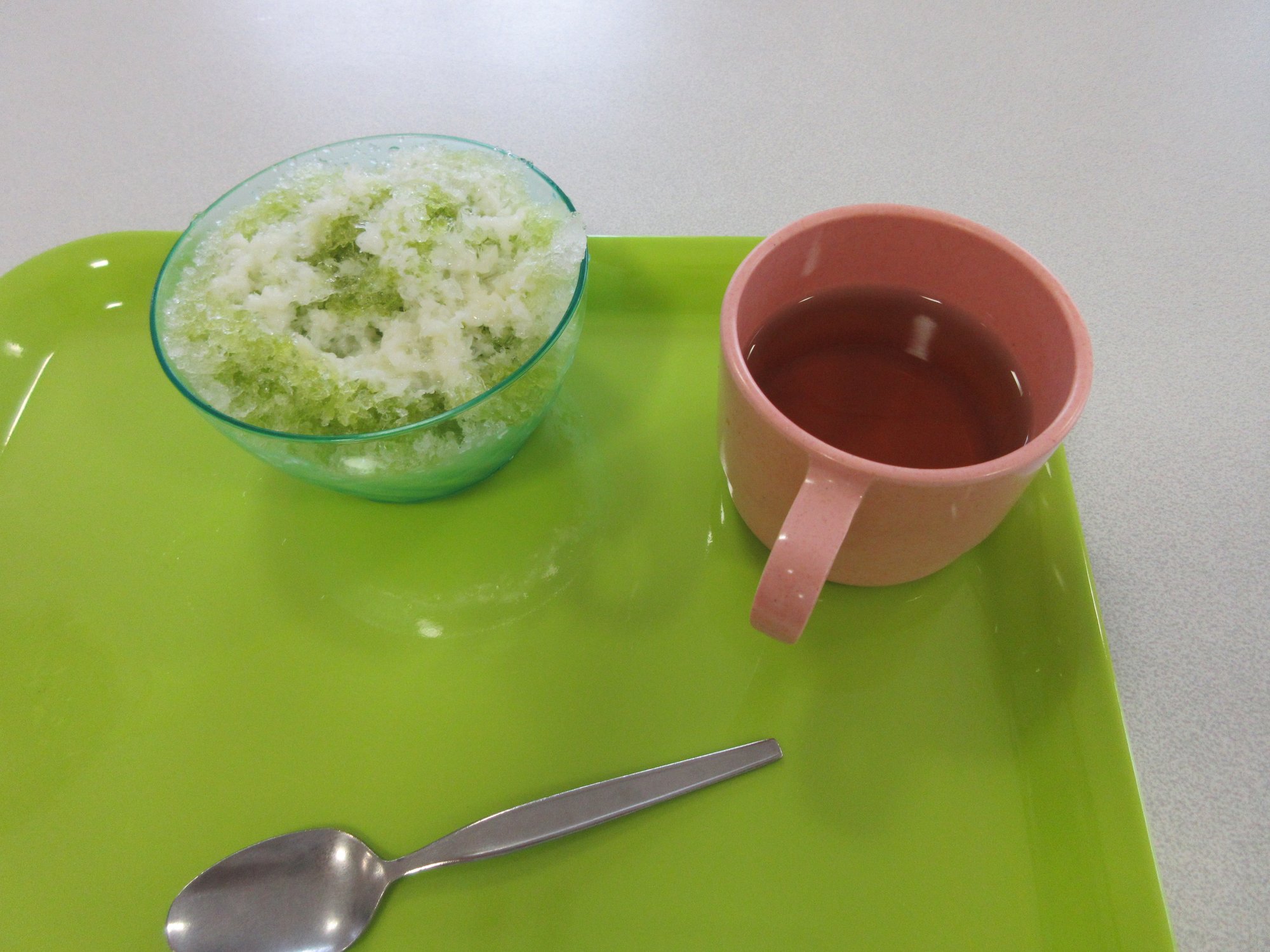 おやつレク　かき氷