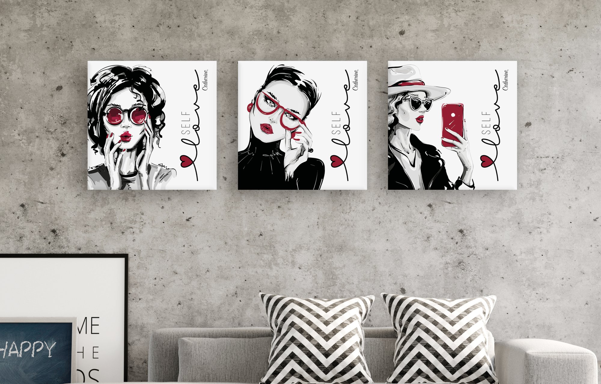 Trendleinwände selfLOVE