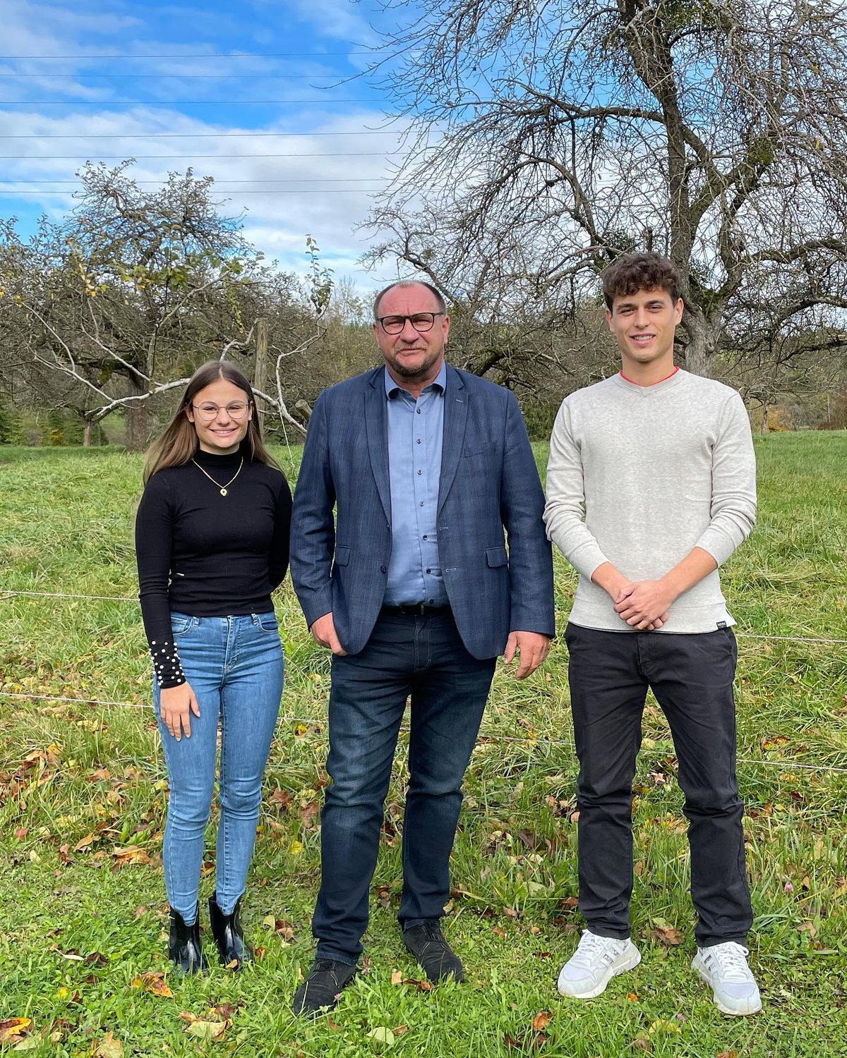 Besuch von zwei jungen Studenten