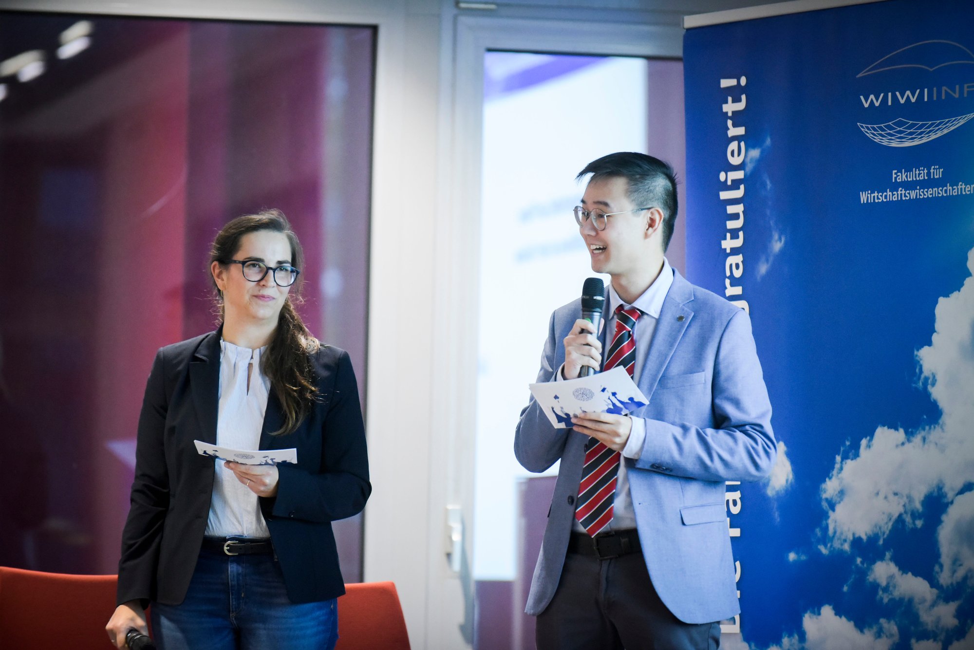 Fotos der Absolvent:innenfeier im November 2023