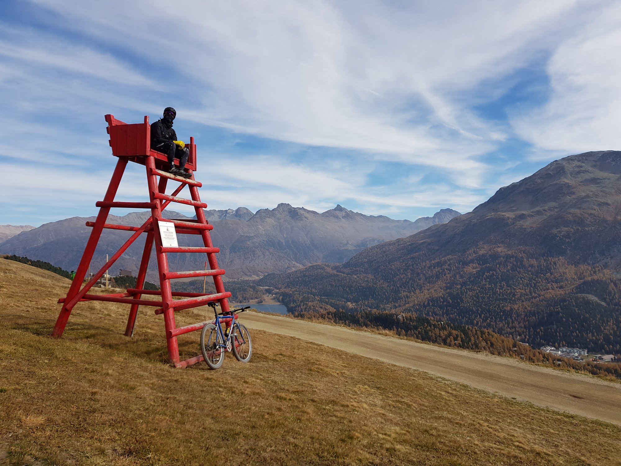 Letzte MTB Tour im 2018 im Engadin
