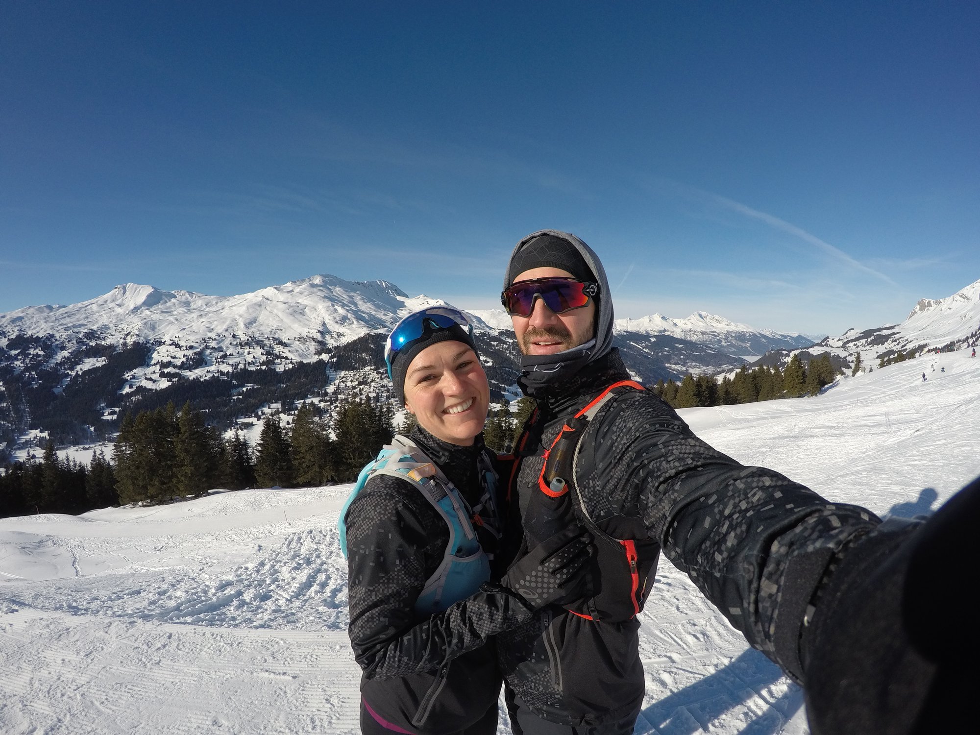 Wintercamping Abschluss in der Lenzerheide
