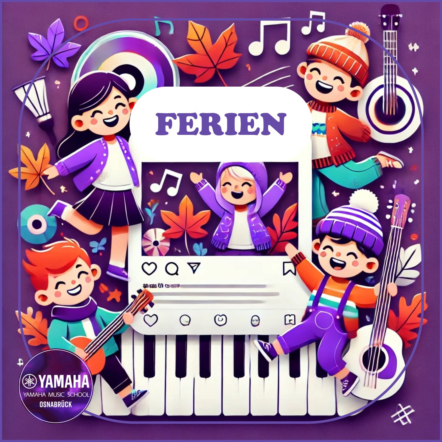 Schöne Herbstferien in unserer Musikschule