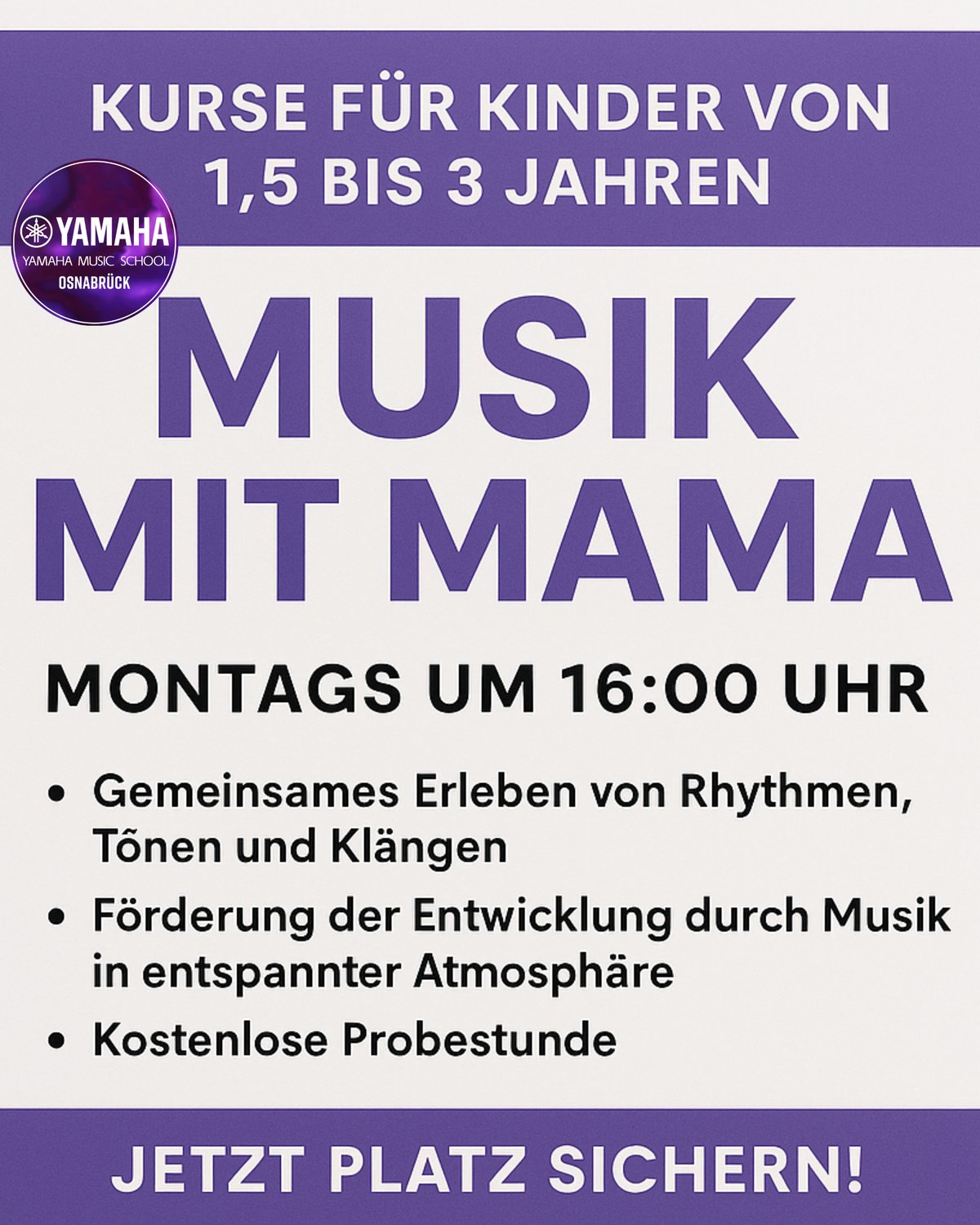 Musik mit Mama – Der perfekte Einstieg in die Welt der Klänge für die Kleinsten