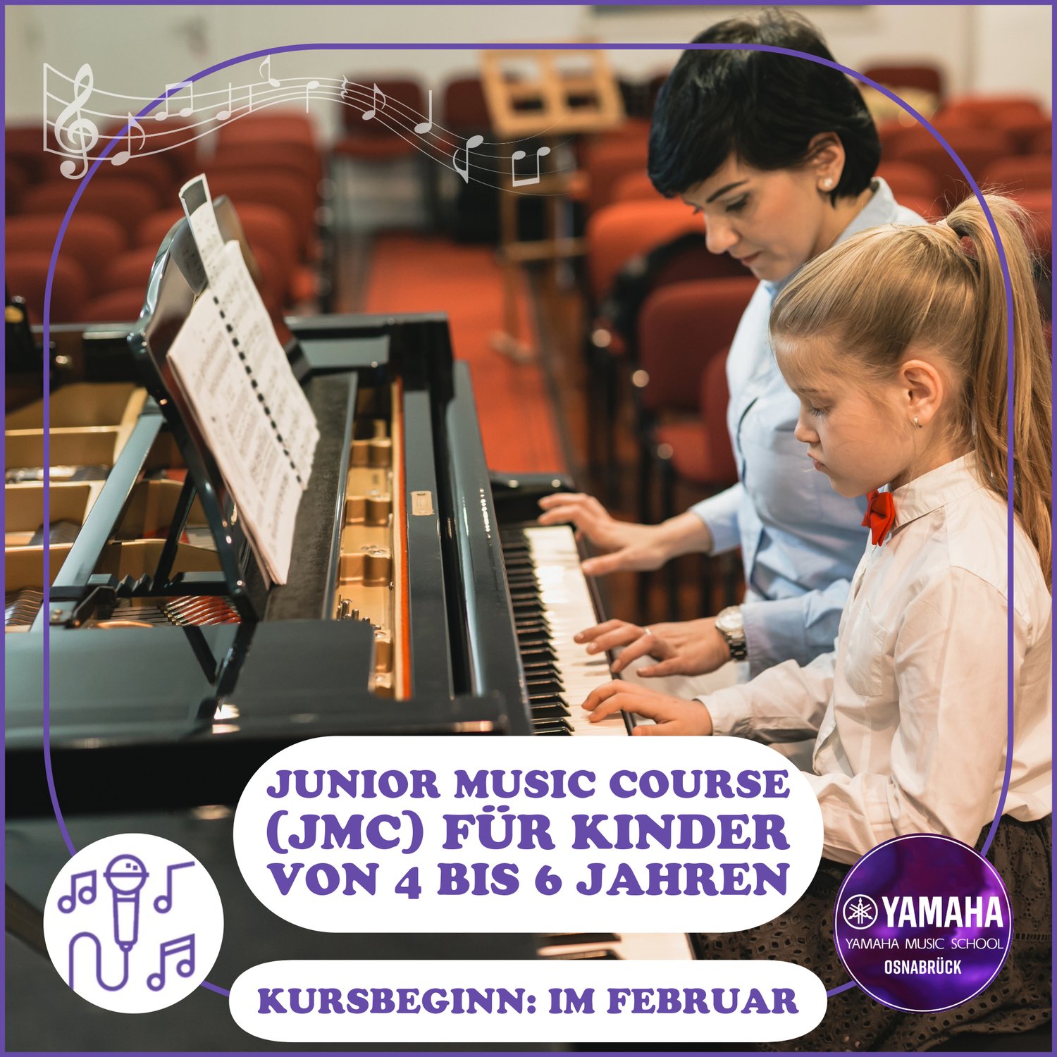 Entdecke die faszinierende Welt der Musik – Junior Music Course (JMC