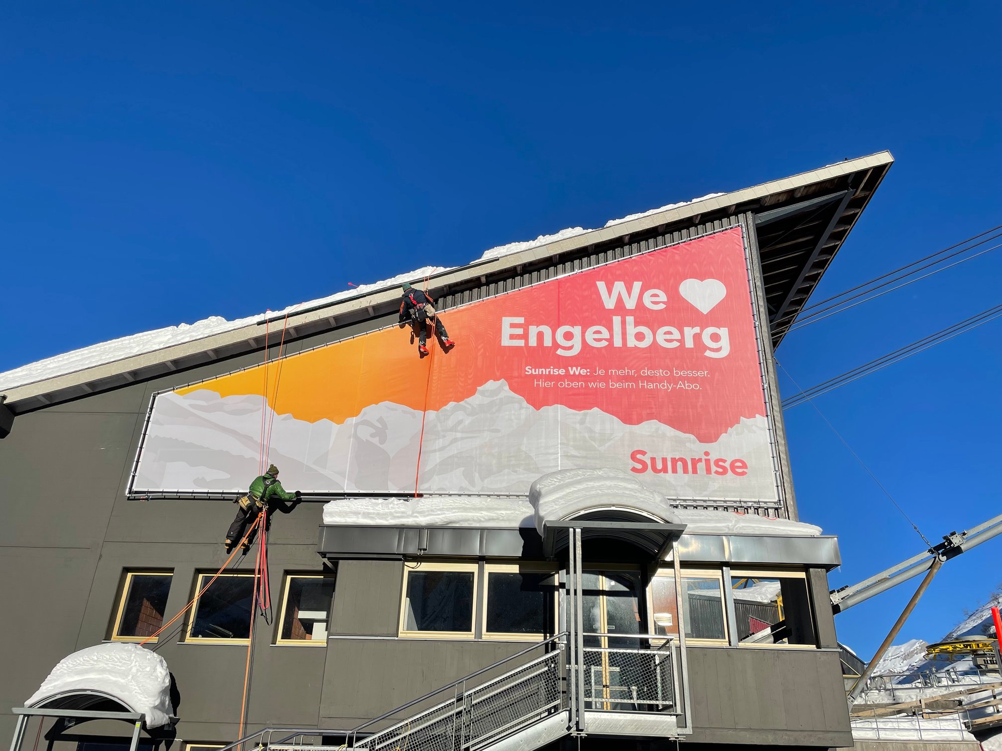 Titlis Plakat Montage