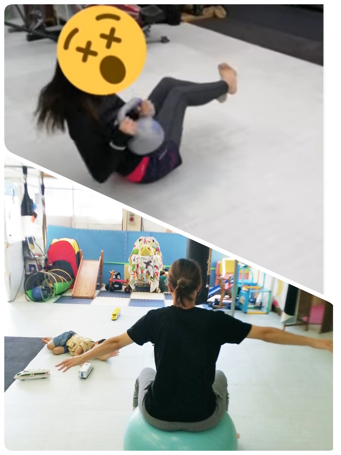 体幹トレーニング教室でちょっと本気の…