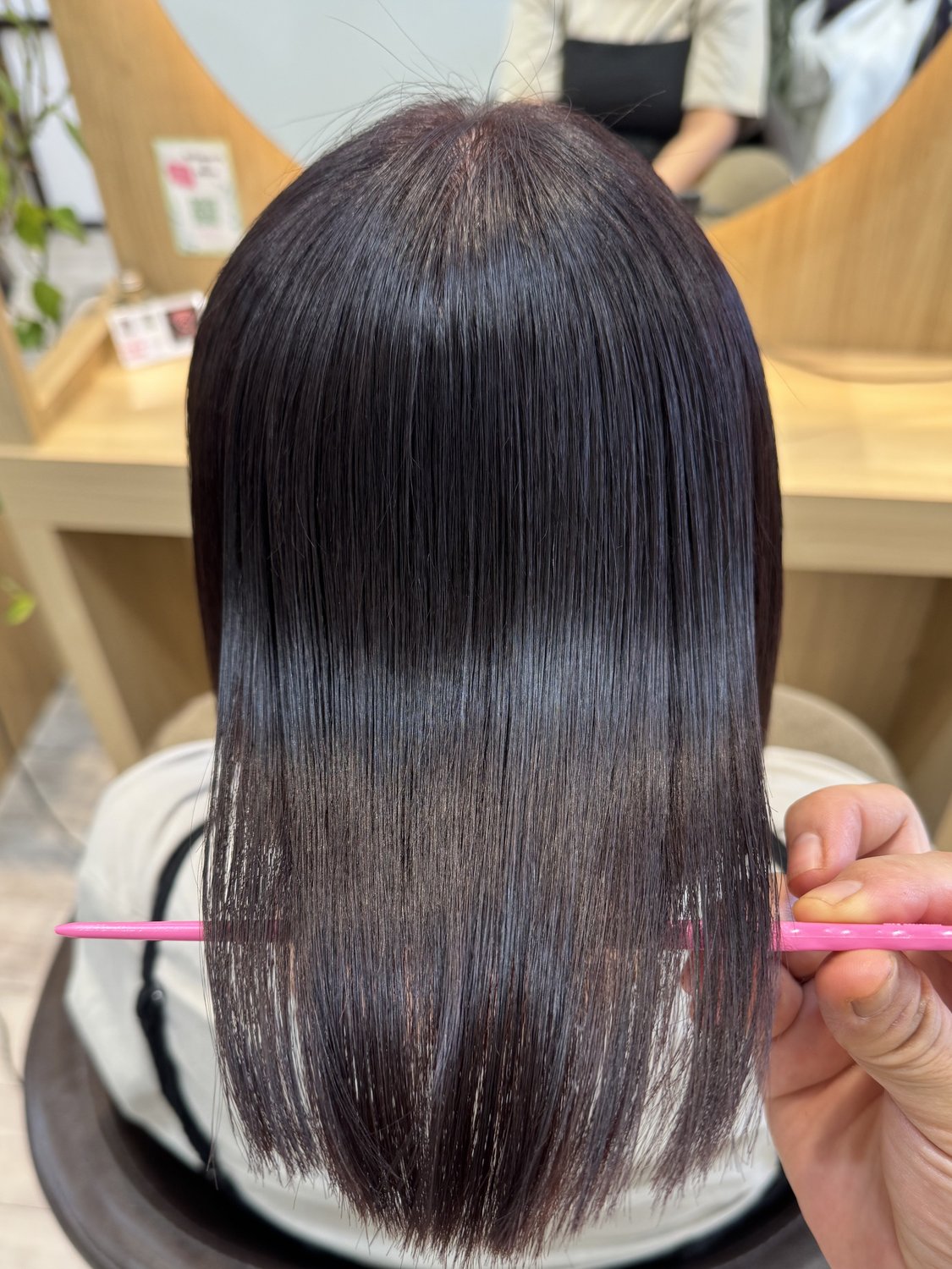 ストレートパーマとヘアカラー