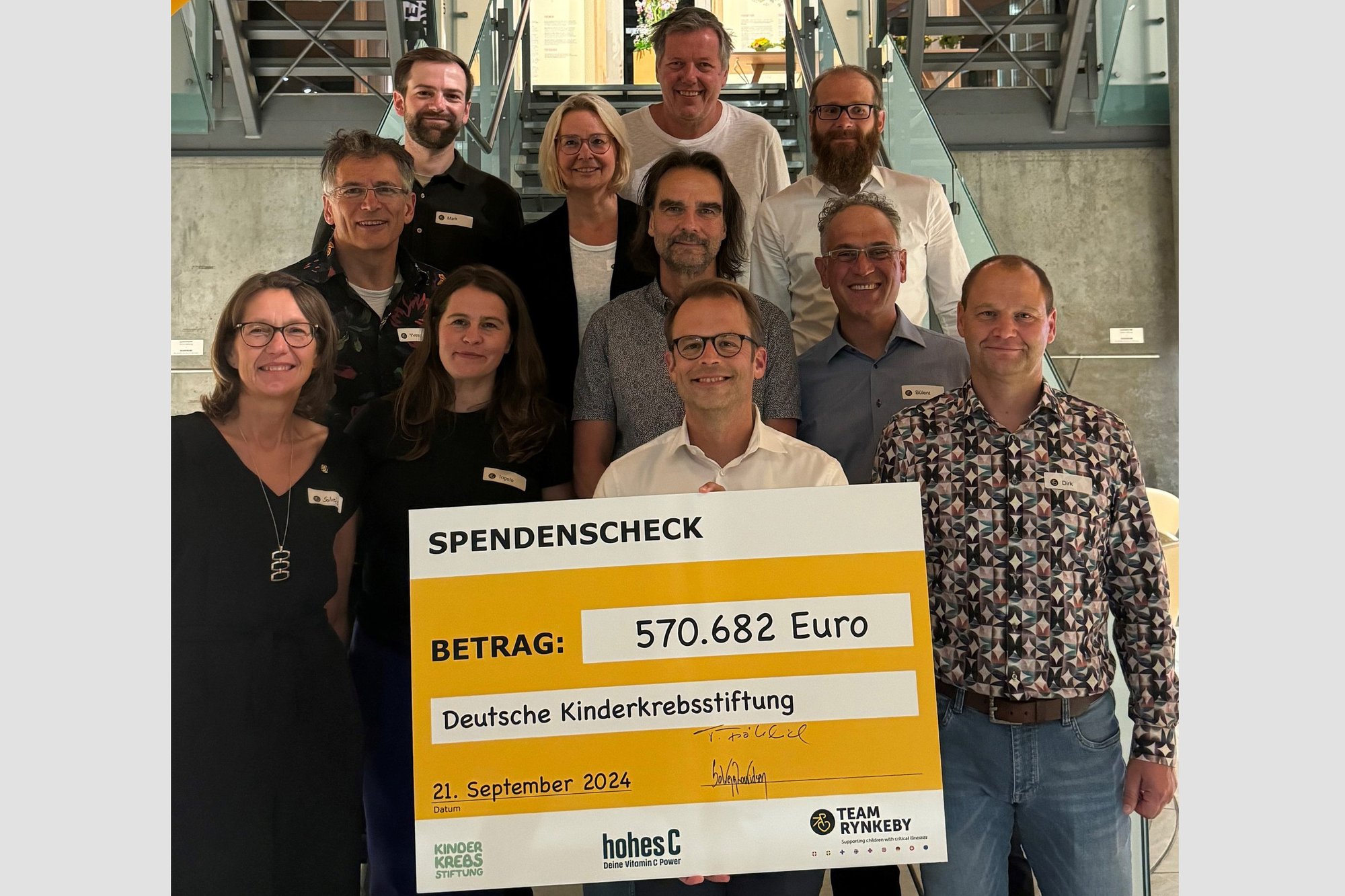 Spendenrekord für Deutsche Kinderkrebsstiftung - Team Rynkeby mit nachhaltigem Einsatz für den guten Zweck