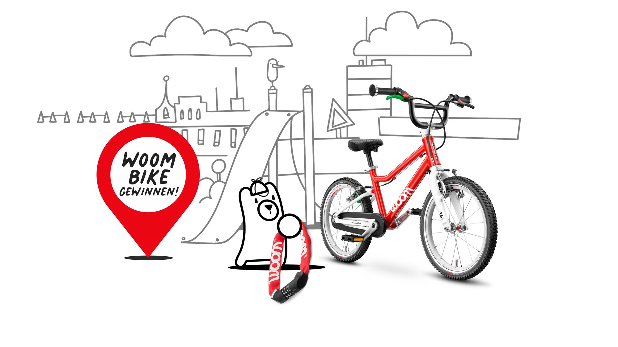 woom Velo-Schatzsuche in Bern und Zürich