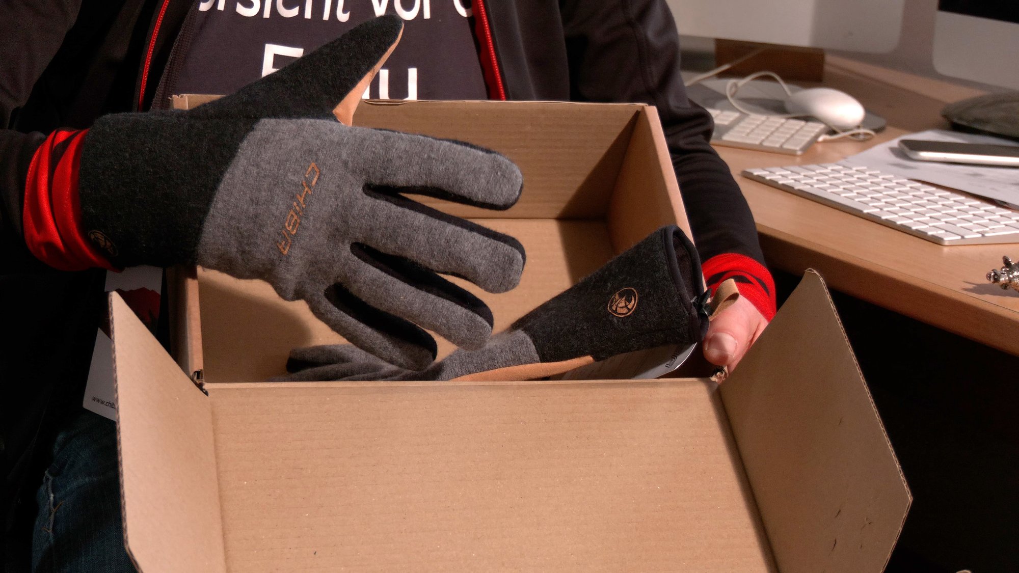 Winter-Fahrradhandschuhe von CHIBA: All Natural Glove