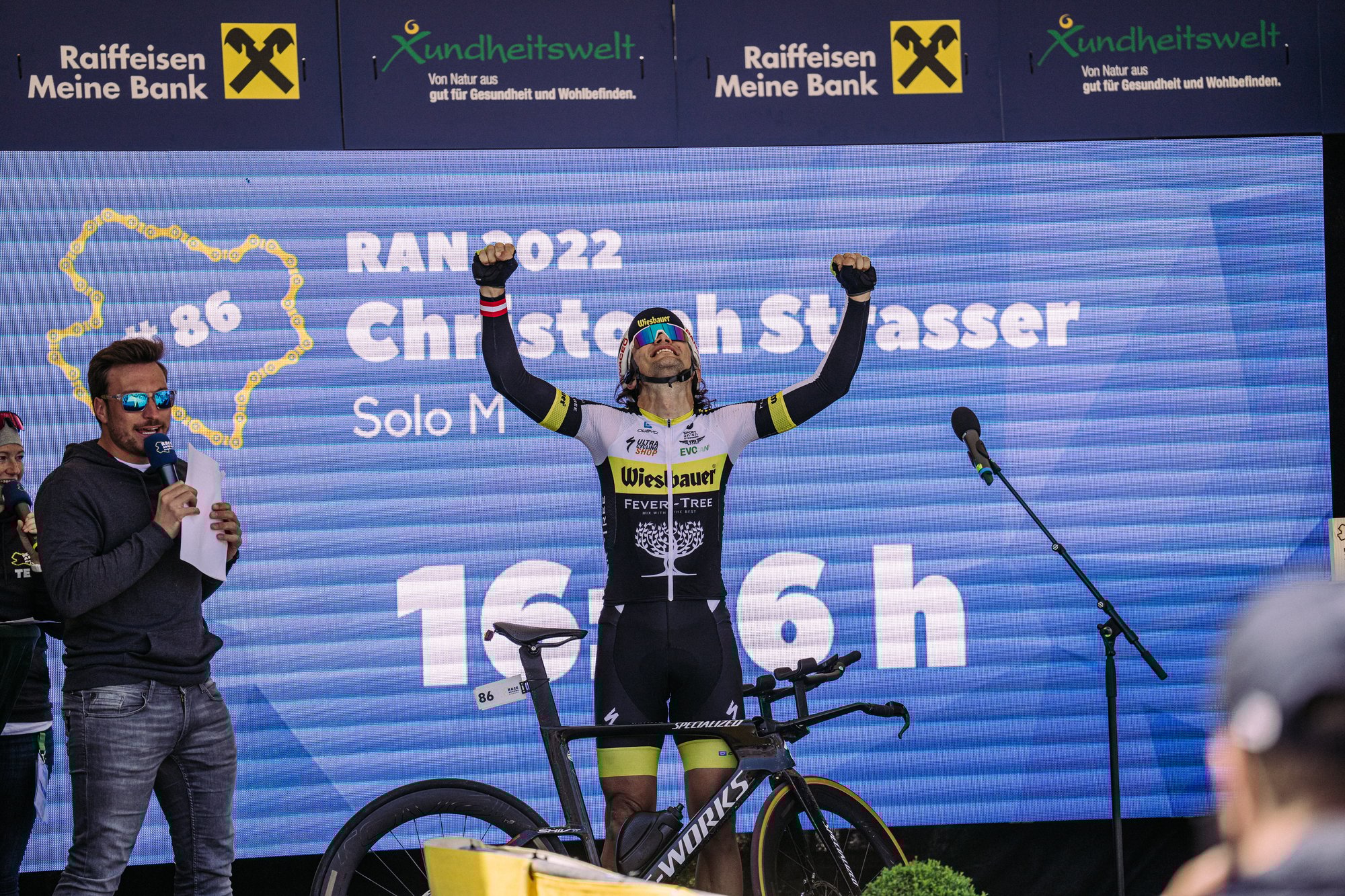 Christoph Strasser schafft das RAN-Triple mit Streckenrekord