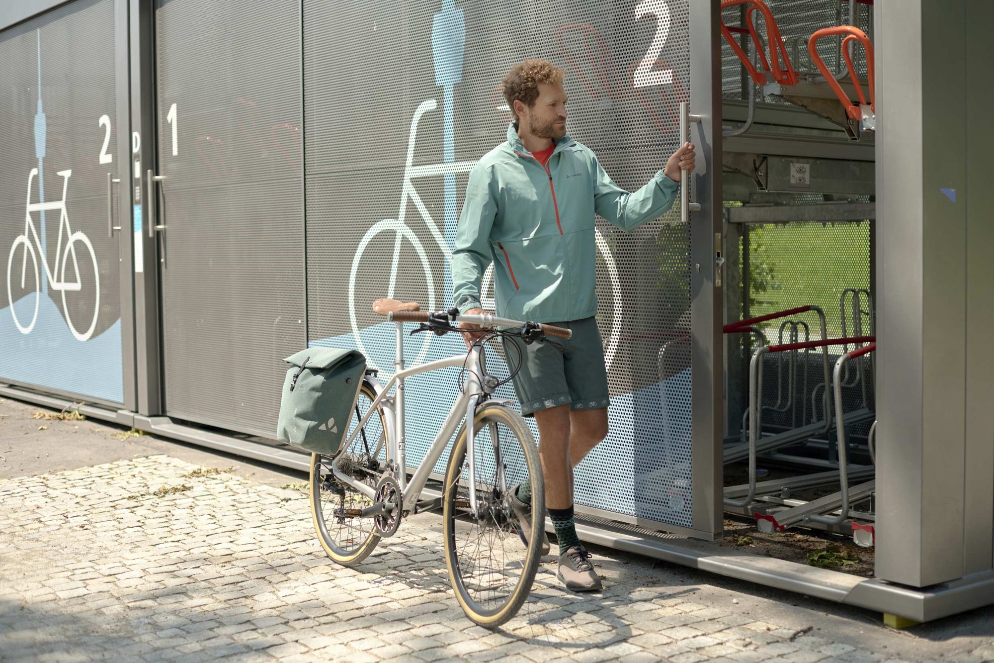 Vaude-Radtasche aus vollständig recycelten Hauptmaterialien