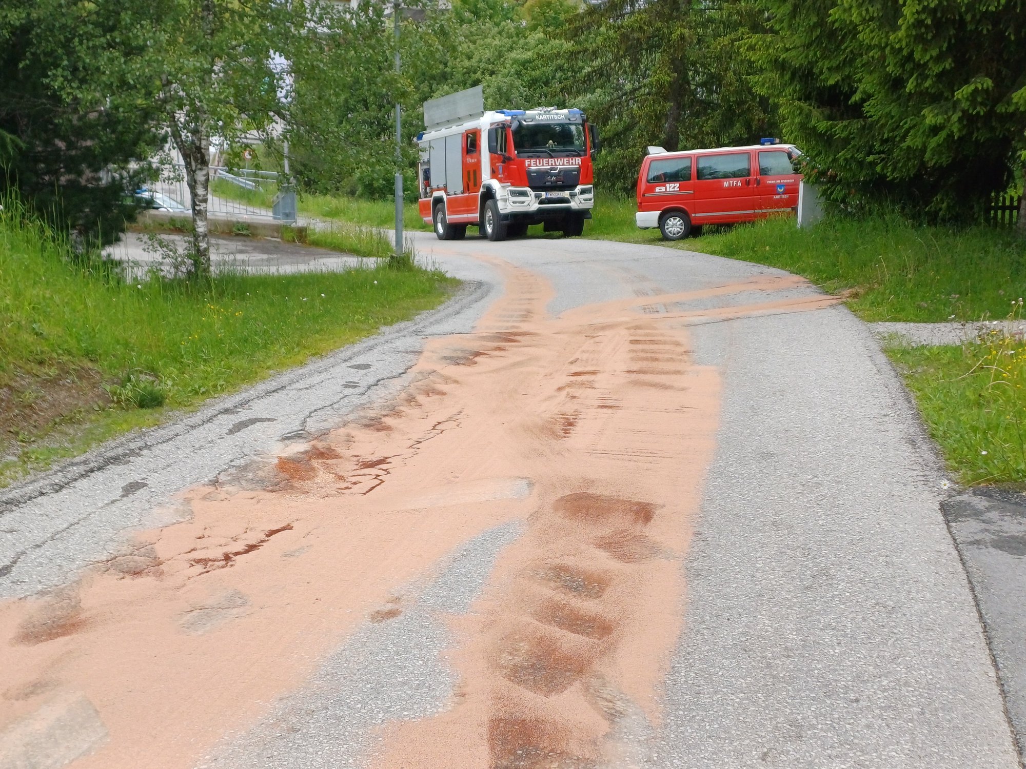 Einsatz 15-2024 Ölspur binden