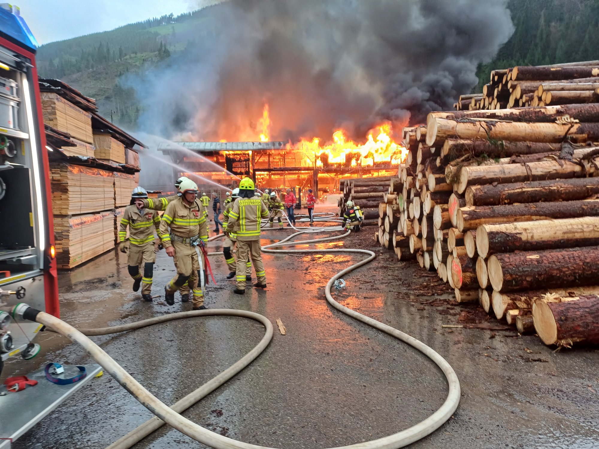Einsatz 16-2024 Großbrand Sägewerk