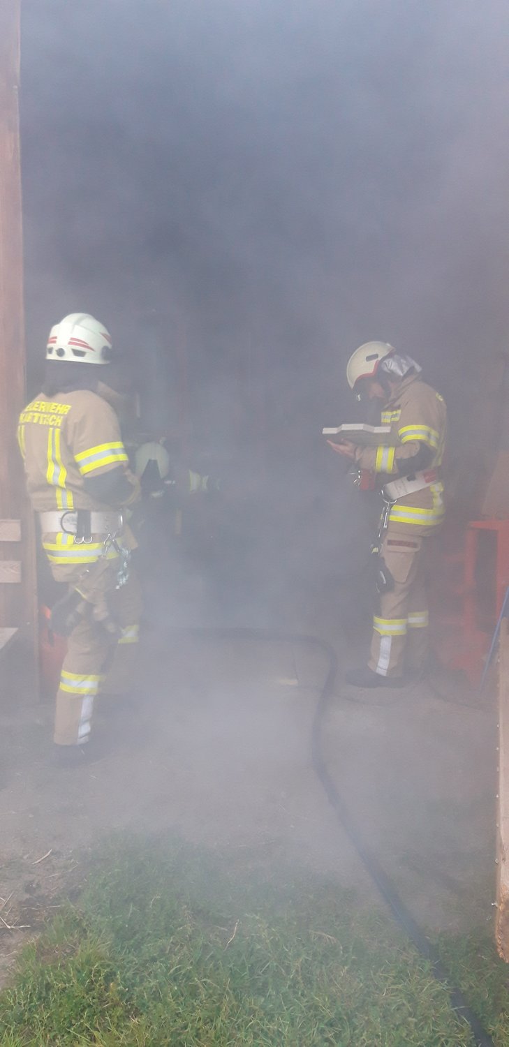 Übung "Brand Zubau"