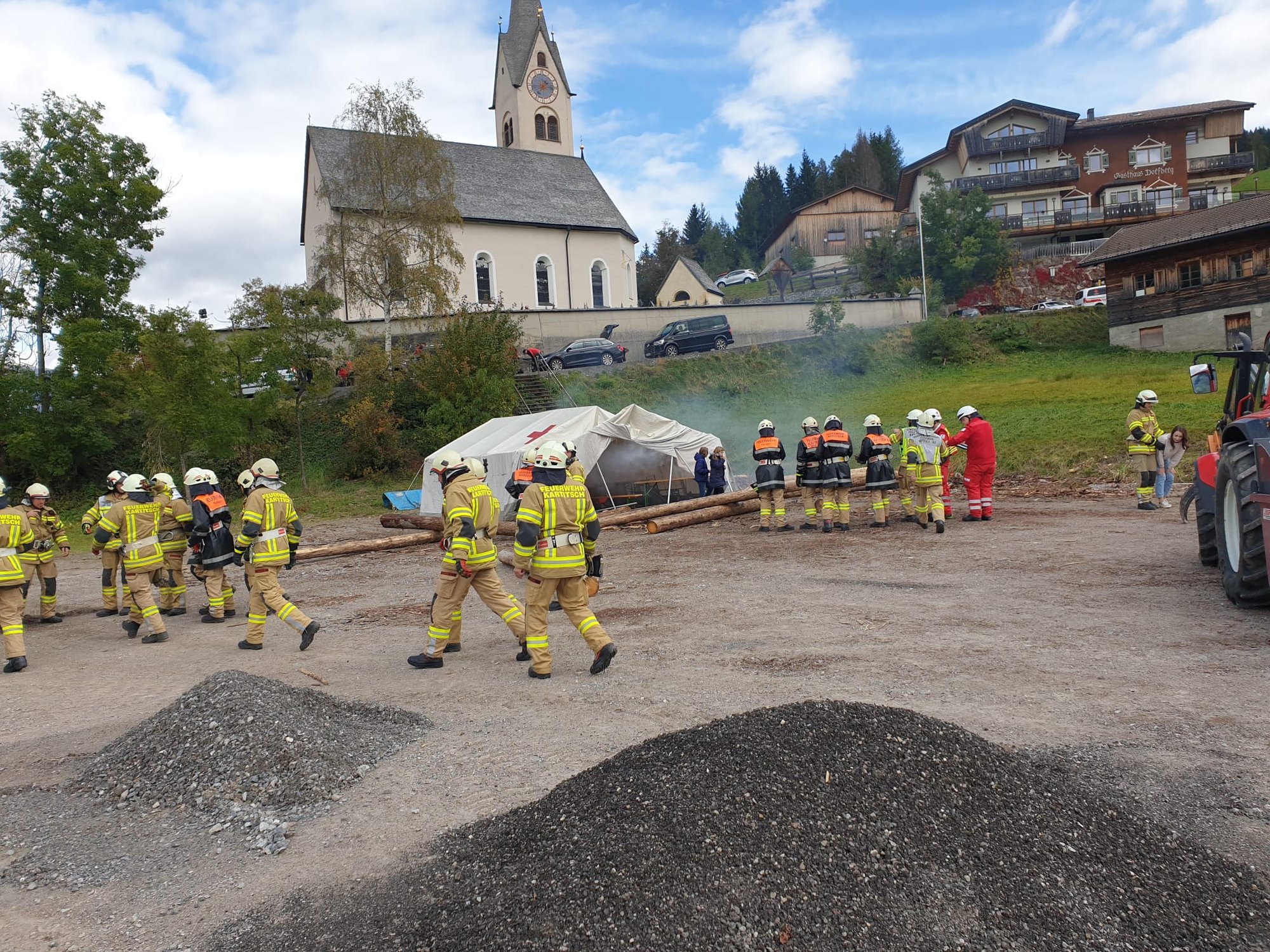 Gemeinschaftsübung mit RK Osttirol