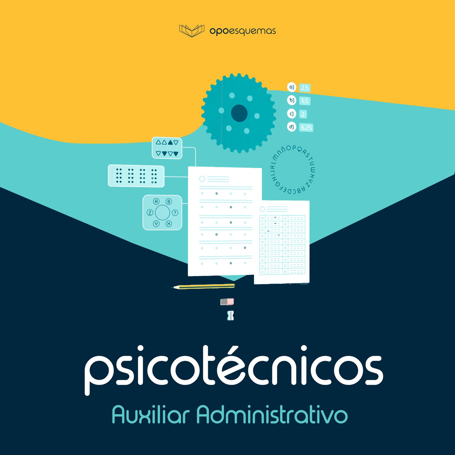Análisis examen Psicotécnicos Auxiliar administrativo del Estado