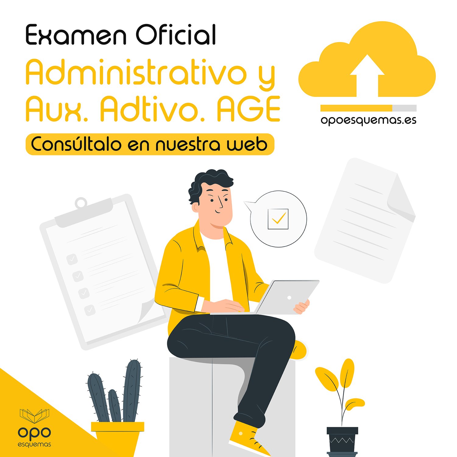 Descargar EXÁMENES OFICIALES oposición Auxiliar y Administrativo del Estado
