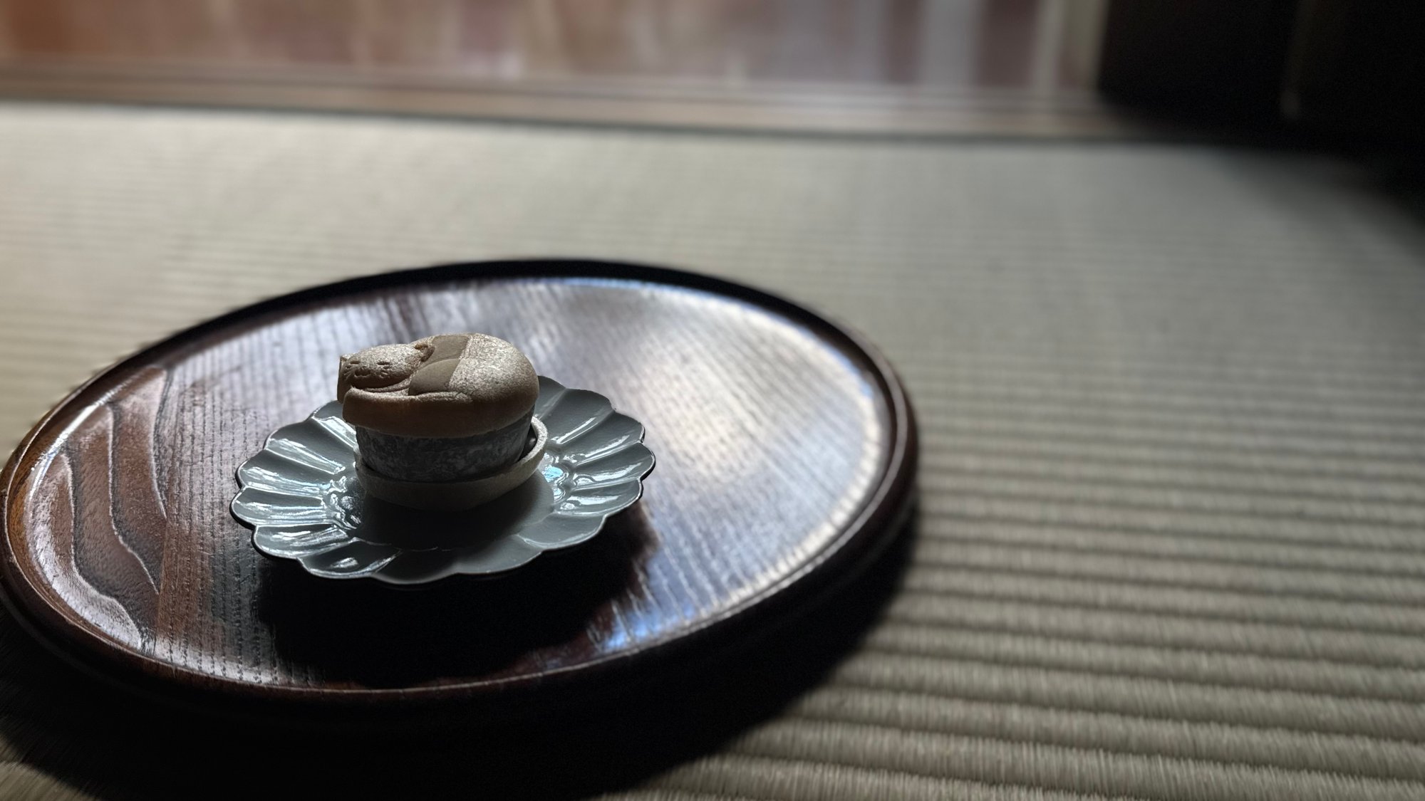 2月のおやつ｜猫もなかと白九谷