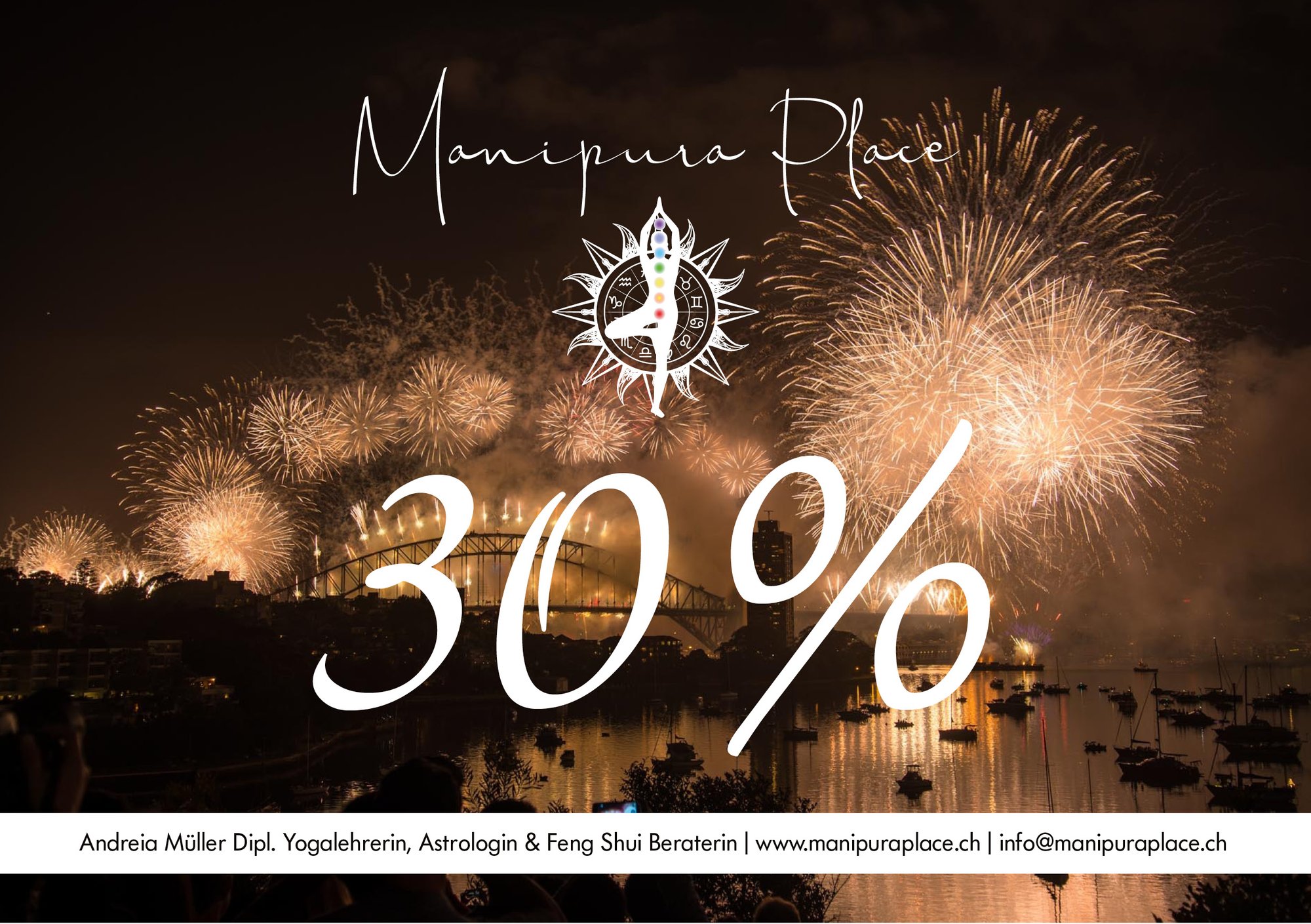 30% Rabatt auf alle Yoga Abos