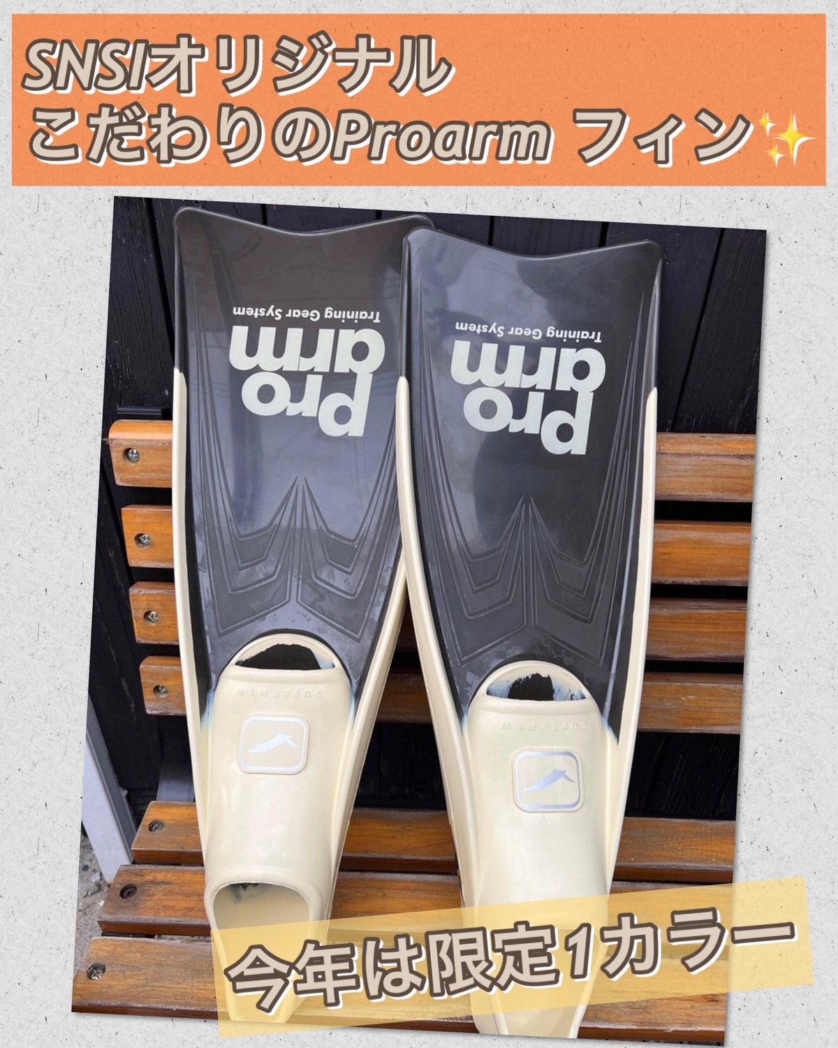 SNSI オリジナルフィンについて