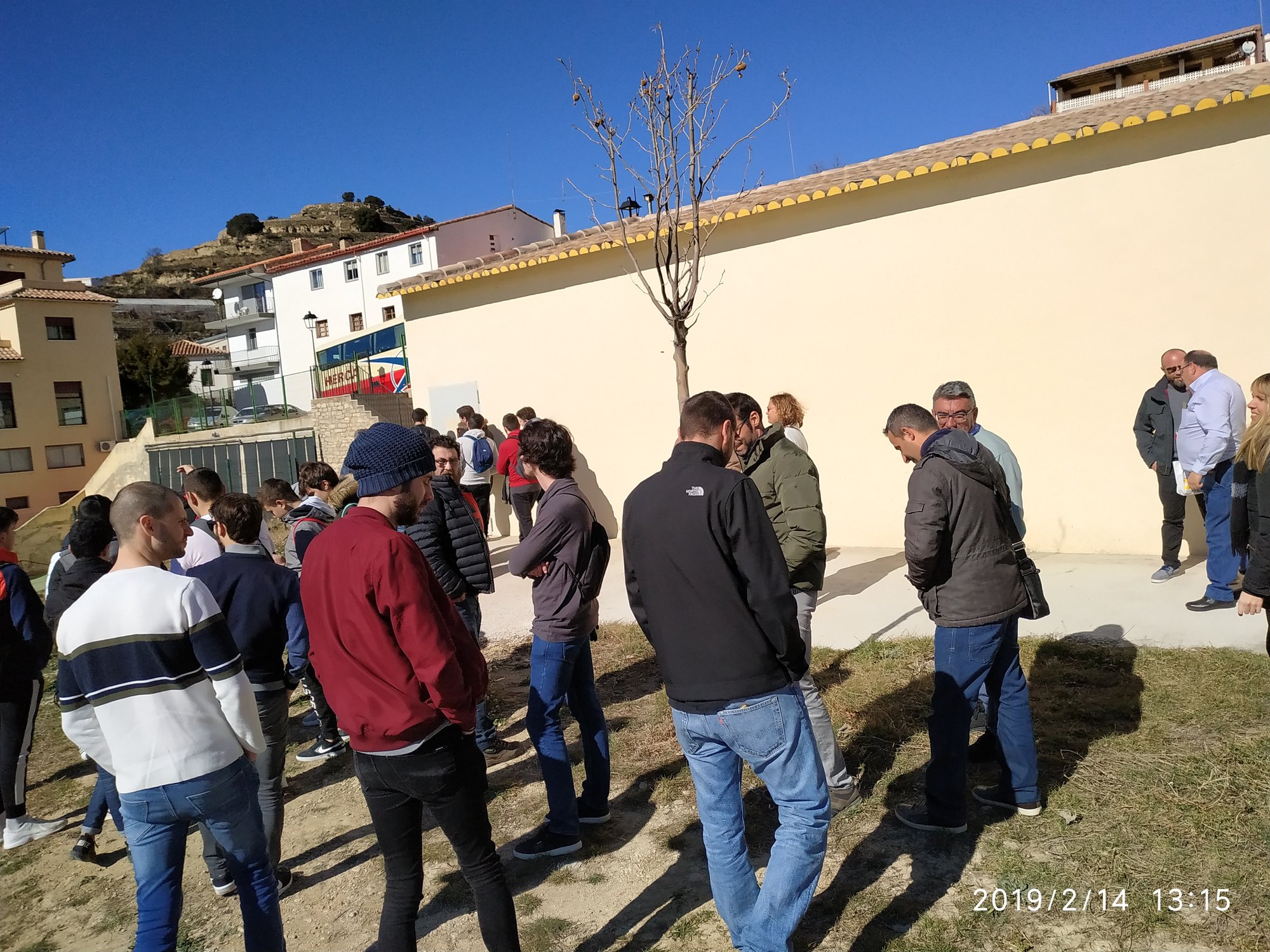 Visita IES Alto Palancia a la Red de Calor de Portell