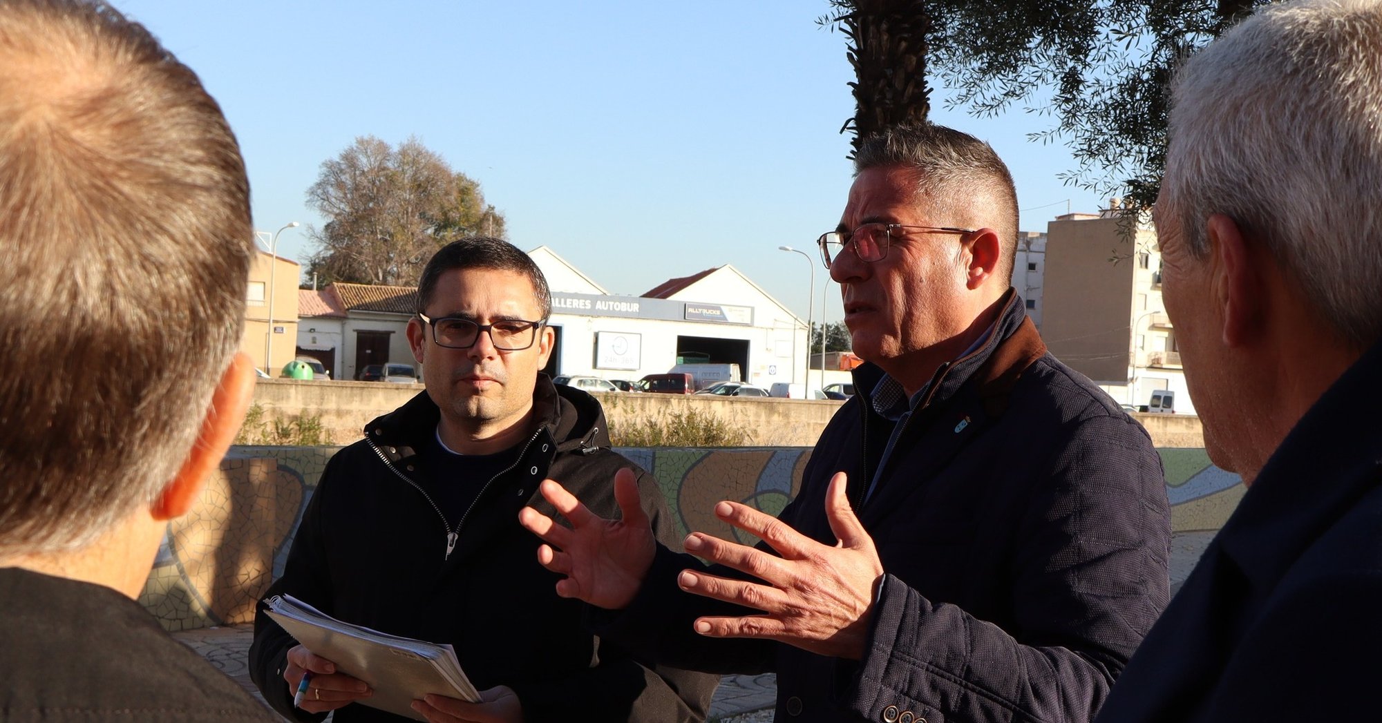 Firma acta comprobación replanteo "Red de pluviales y tanque de tormentas en plaza Sant Blai en Burriana"