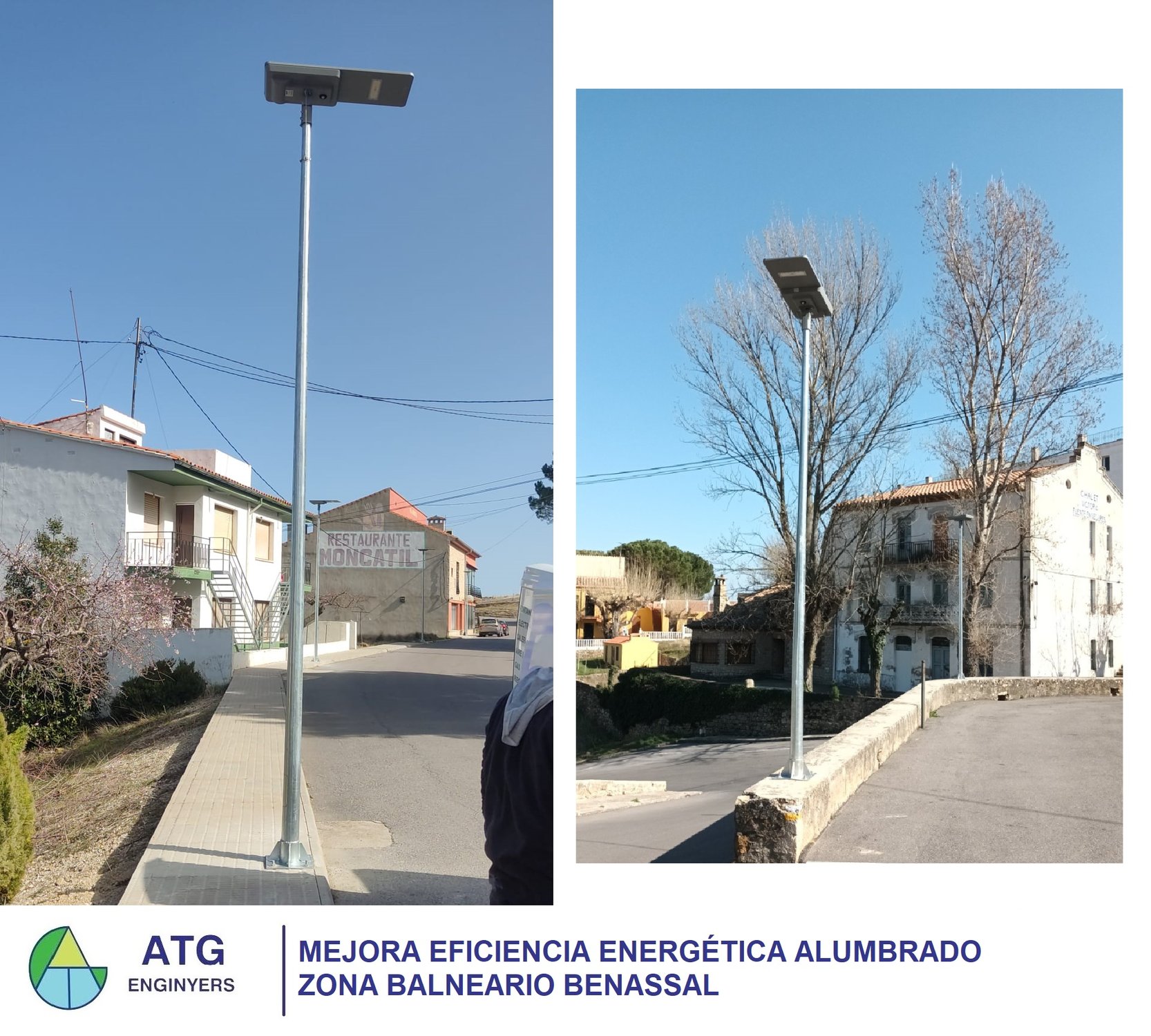 Mejora eficiencia energética alumbrado zona Balneario de Benassal