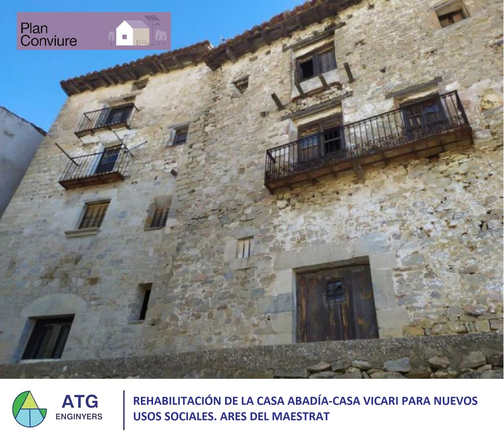 Rehabilitación de la Casa Abadía-Casa del Vicari para nuevos usos sociales - Ares del Maestrat