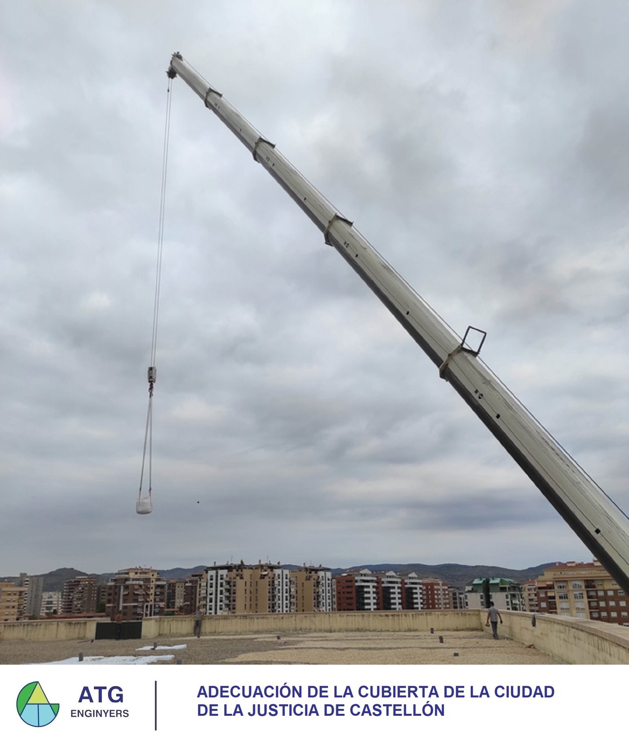 Adecuación de la cubierta de la Ciudad de la Justicia de Castellón
