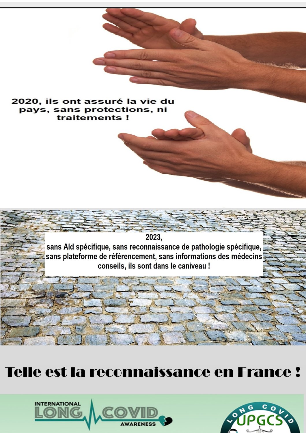 Le combat des covids longs ce 15 mars, c'est celui de tout malade chronique sans distinction d'âge, de sexe, de nation, d'ethnie ! Unis pour cette journée !