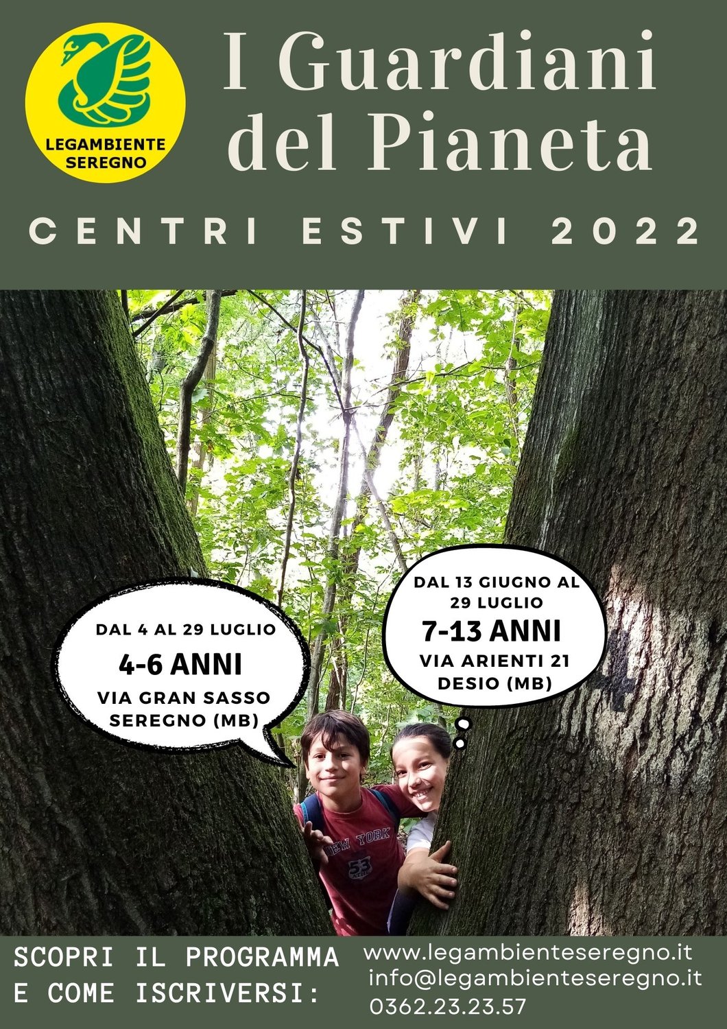 Centri Estivi Legambiente 2022 - I Guardiani del Pianeta