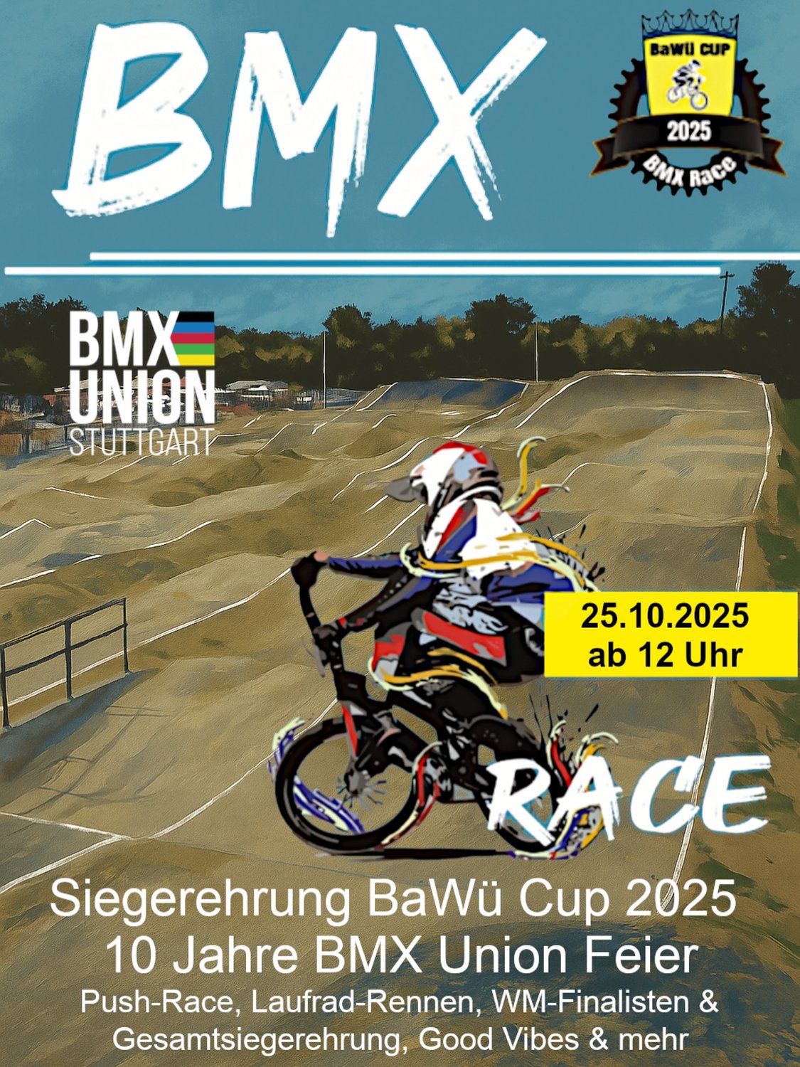 Siegerehrung BaWü Cup 2025 & 10 Jahre BMX Union